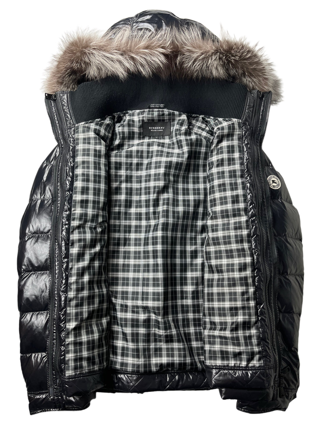 00’s BURBERRY made in Japan 2 in 1 down jacket (M/L) - black