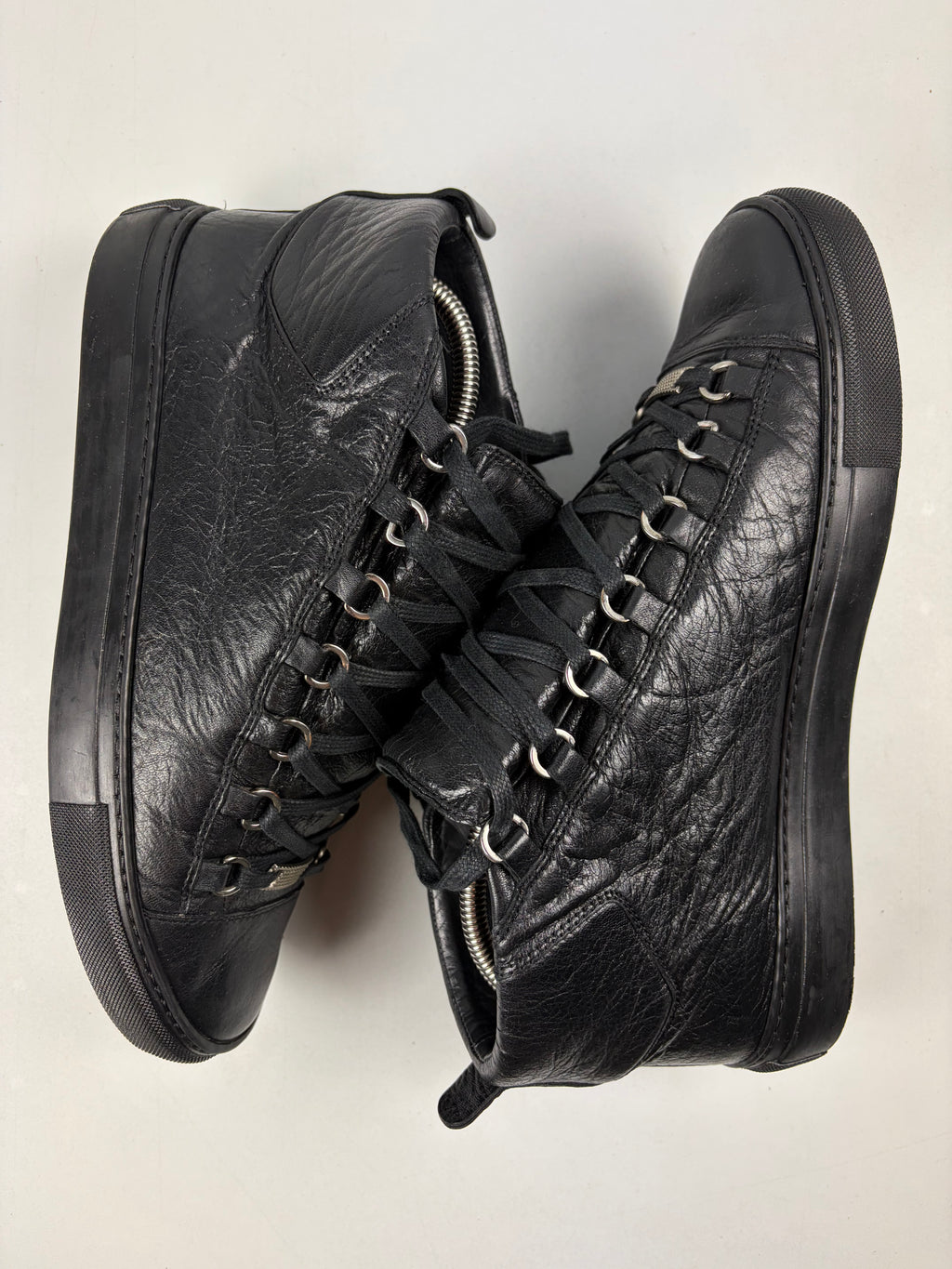 Balenciaga arena high tops - eu 42 / us 9 / uk 8 - black