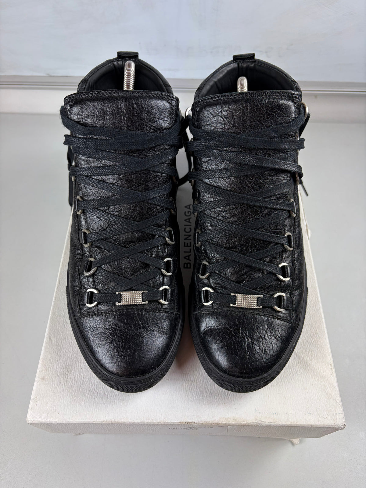 Balenciaga arena high tops - eu 41 / us 8 / uk 7.5 - black
