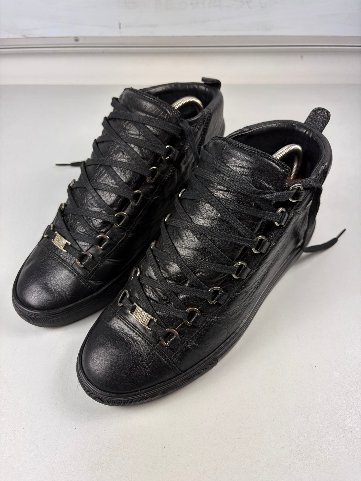 Balenciaga arena high tops - eu 42 / us 9 / uk 8 - black