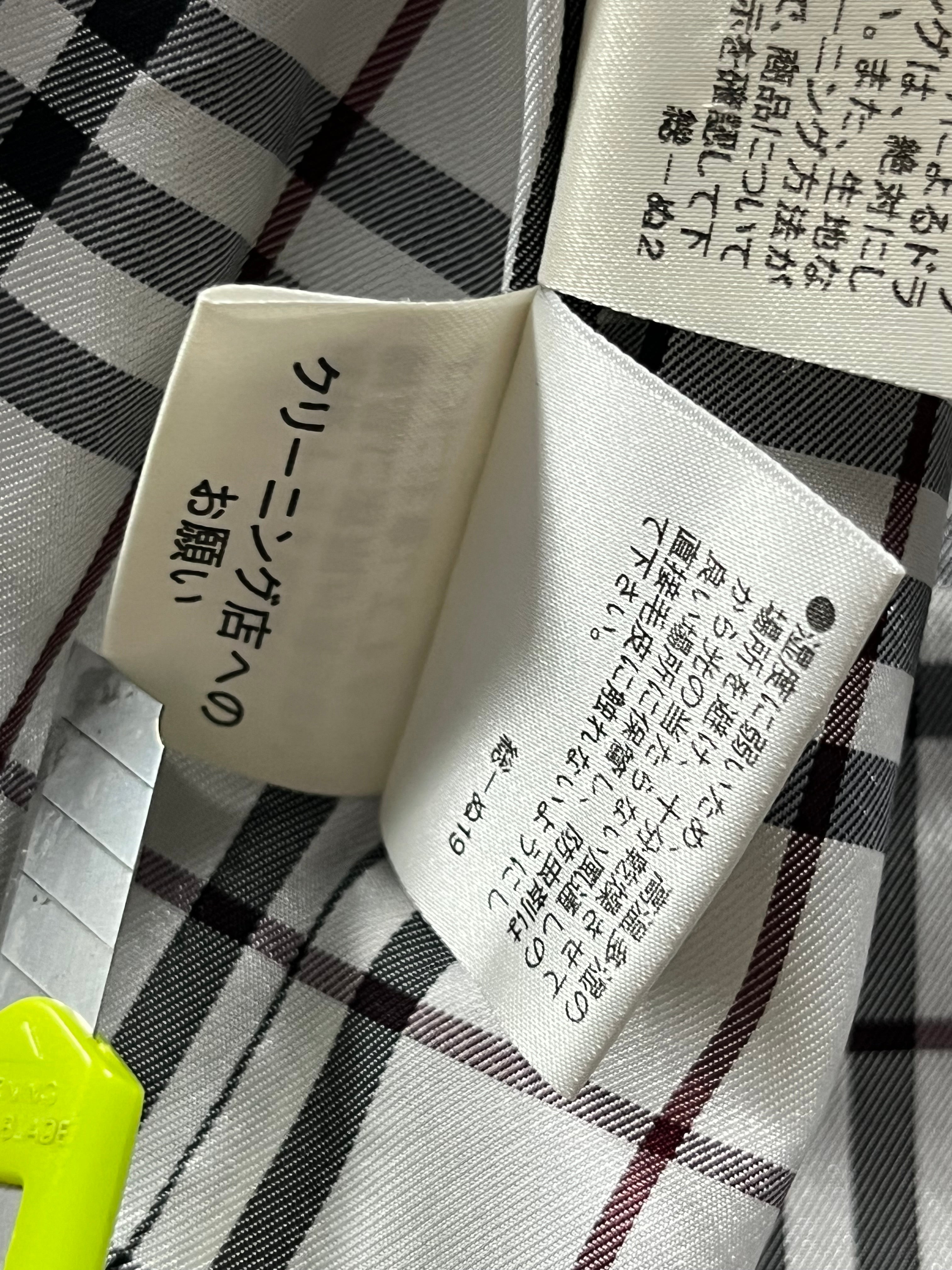00’s BURBERRY made in Japan real fur down jacket (L)