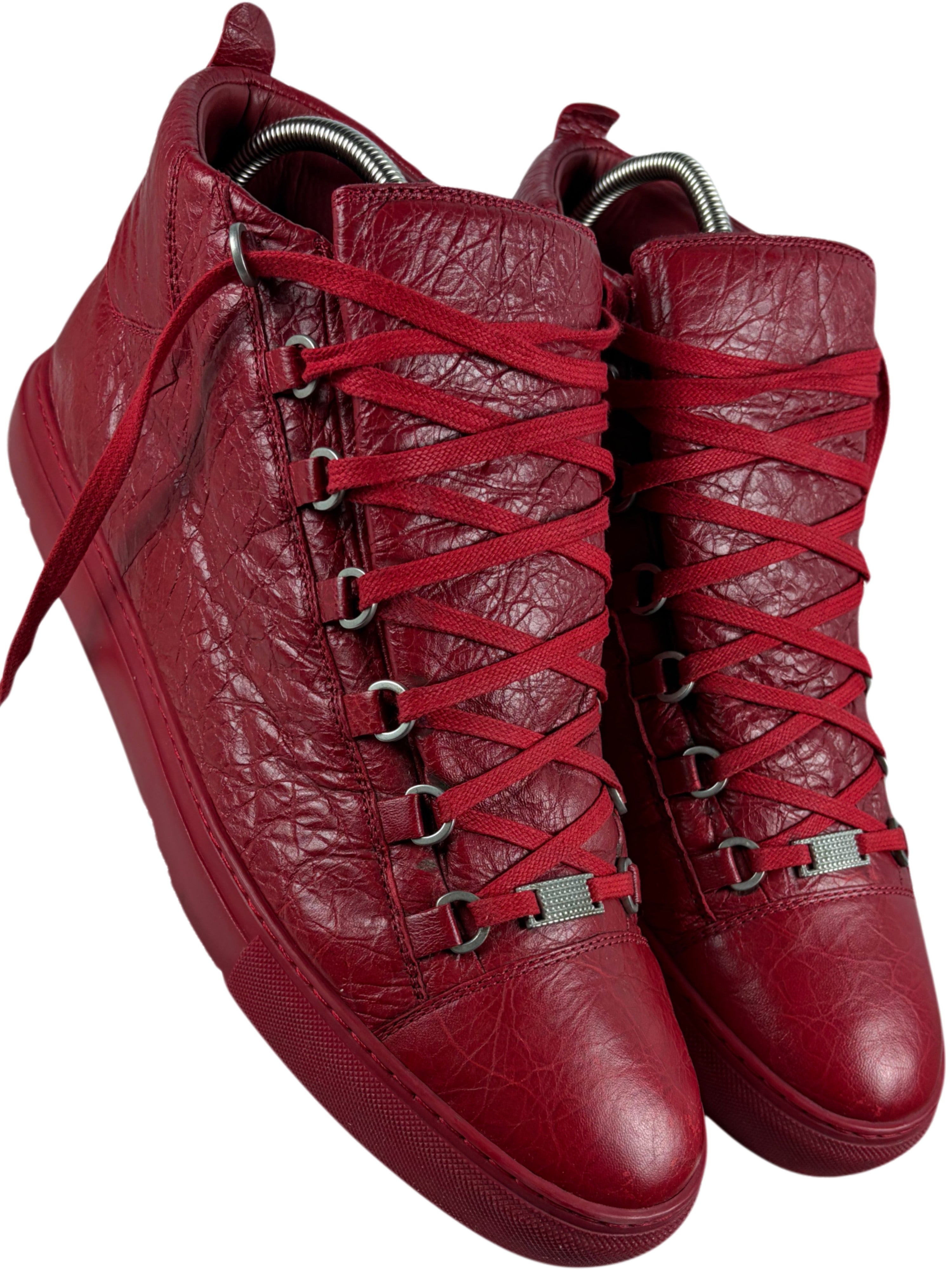 Balenciaga arena high tops - eu 46 / us 13 - red