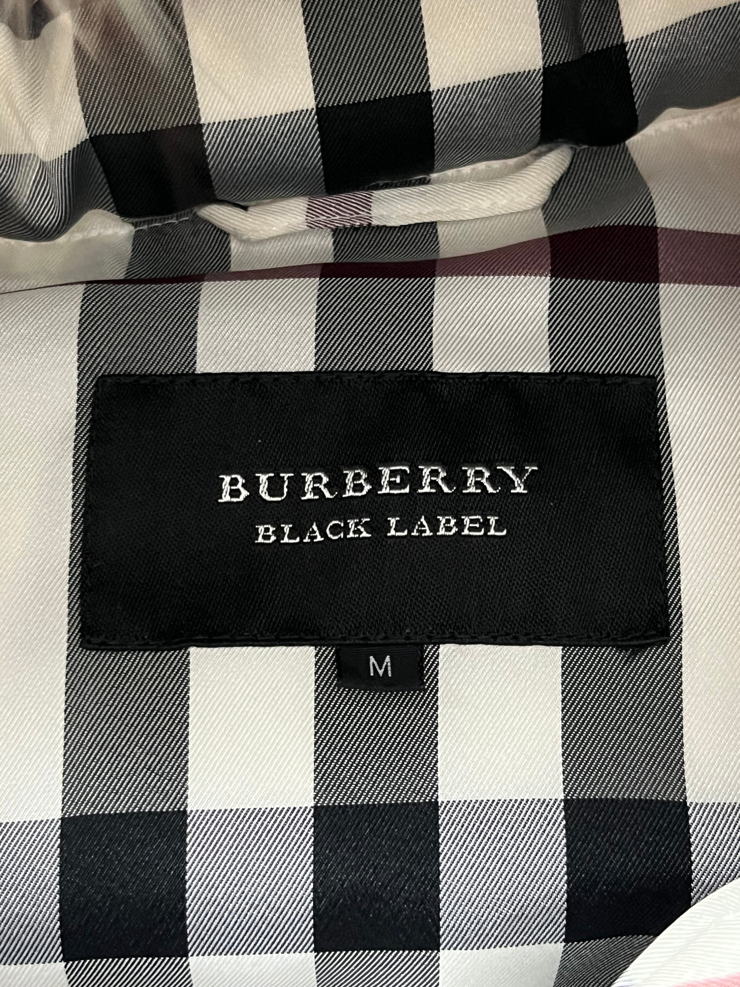 00’s BURBERRY made in Japan real fur down jacket (S/M) - purple