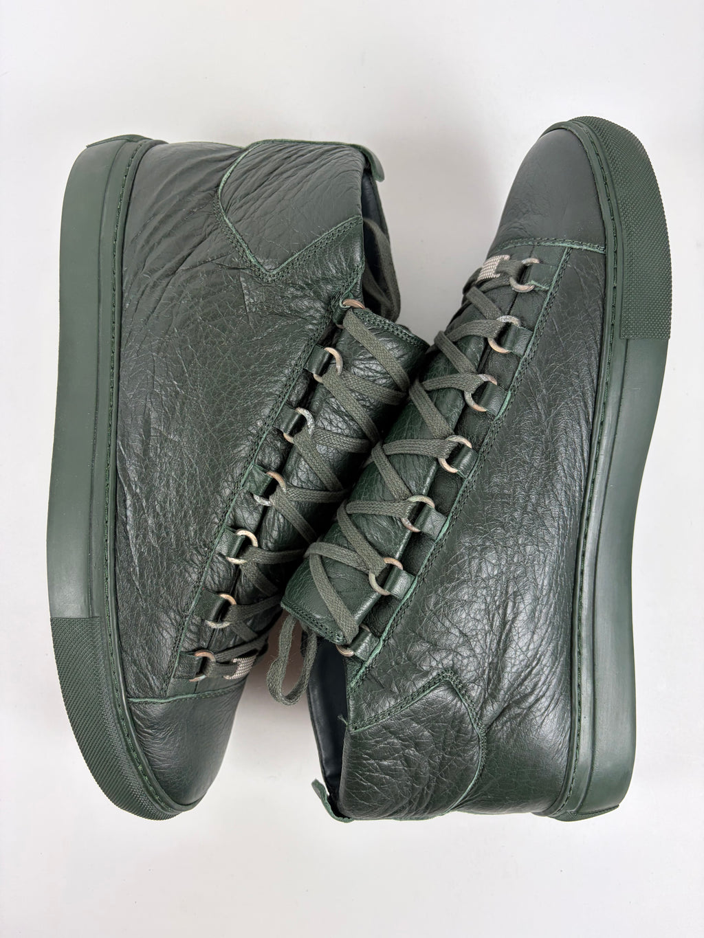 Balenciaga arena high tops - eu 44 - green