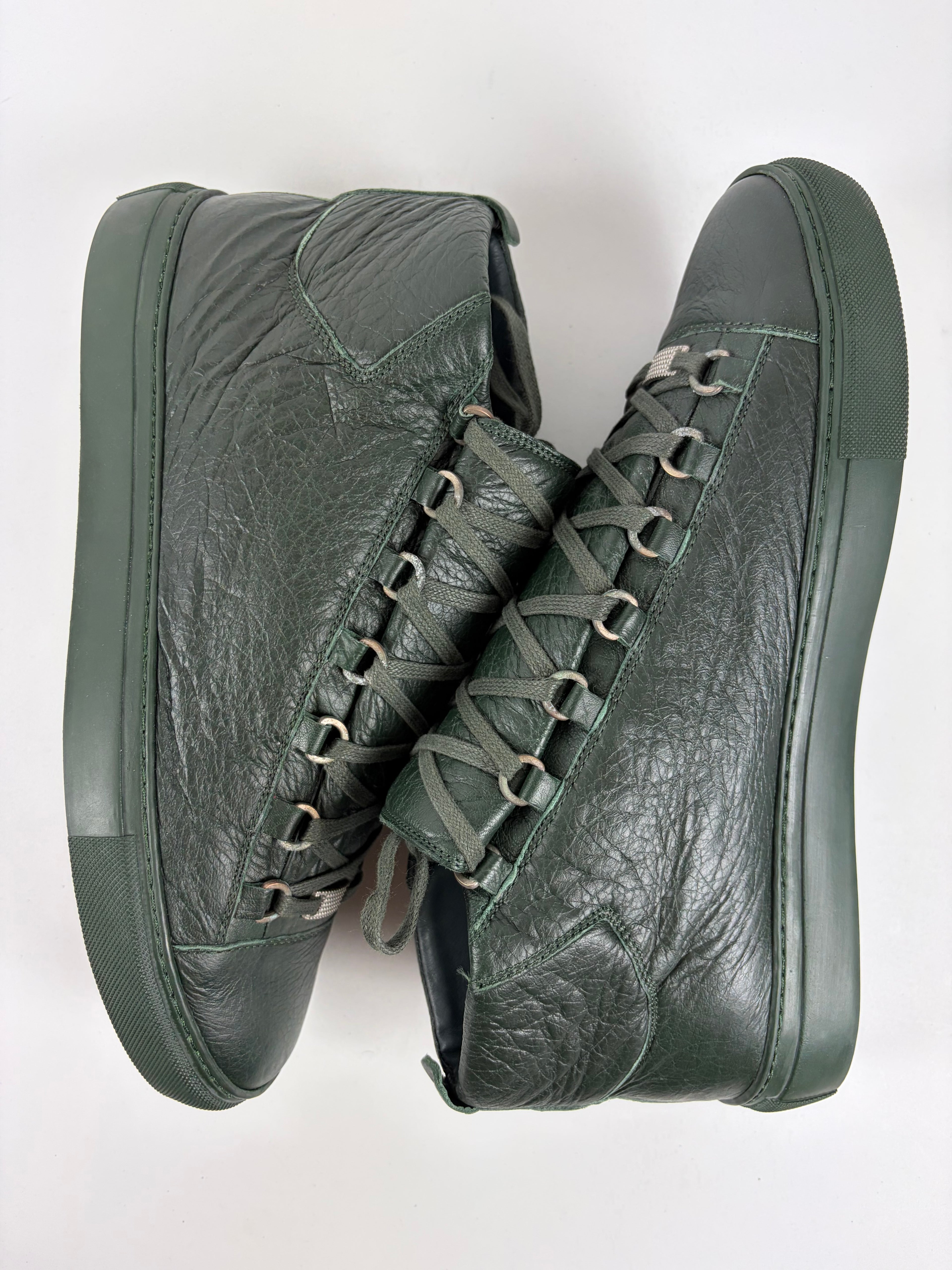 Balenciaga arena high tops - eu 44 - green