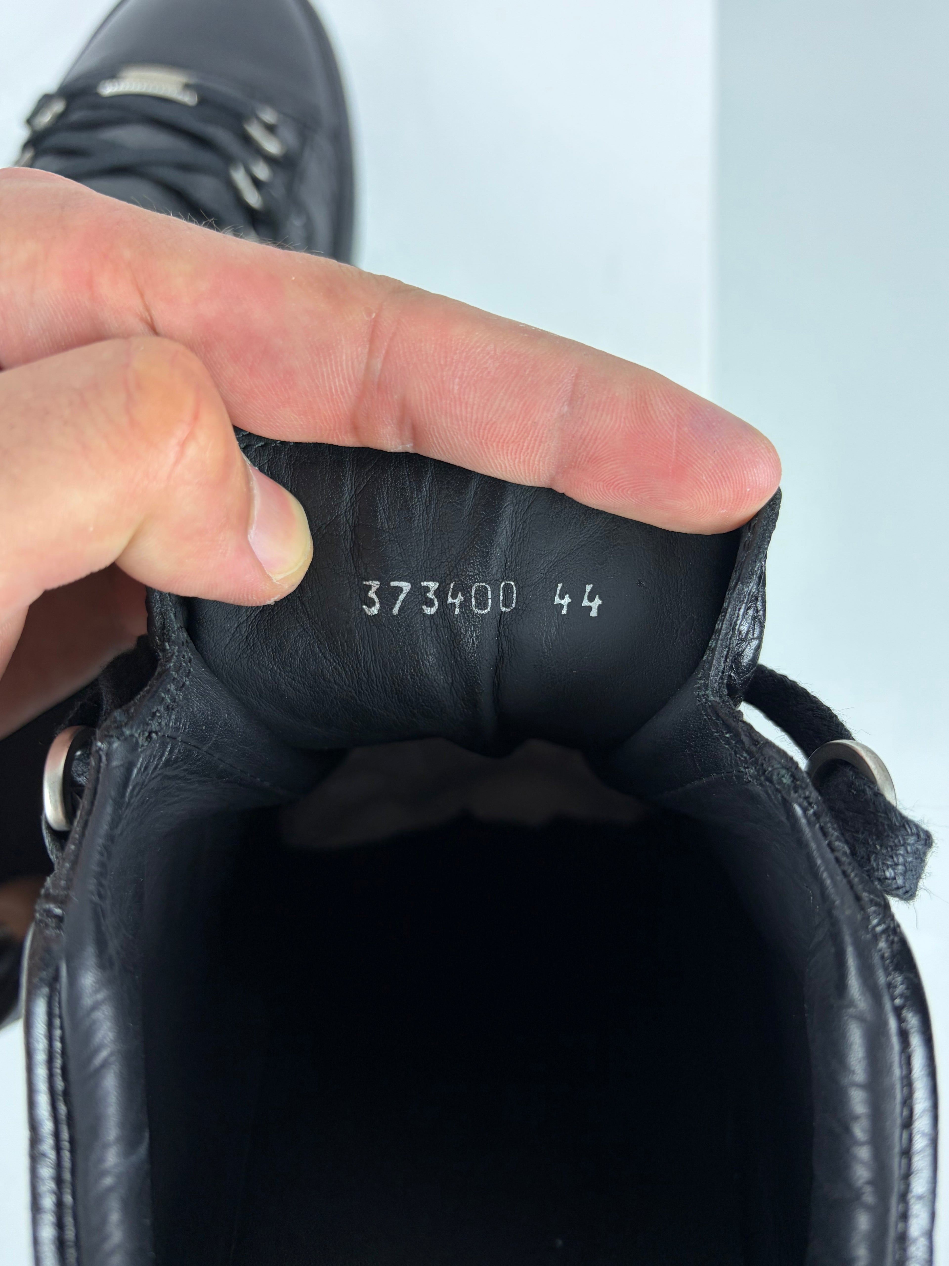 Balenciaga arena low - eu 44 / us 11 - black
