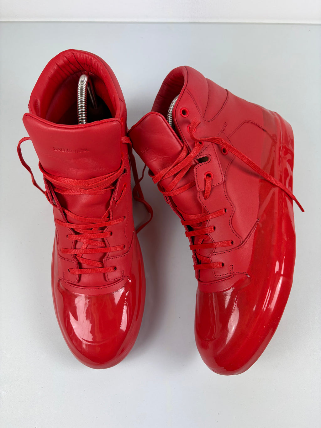 Balenciaga Multimatieries high tops - eu 45 / us12 - red