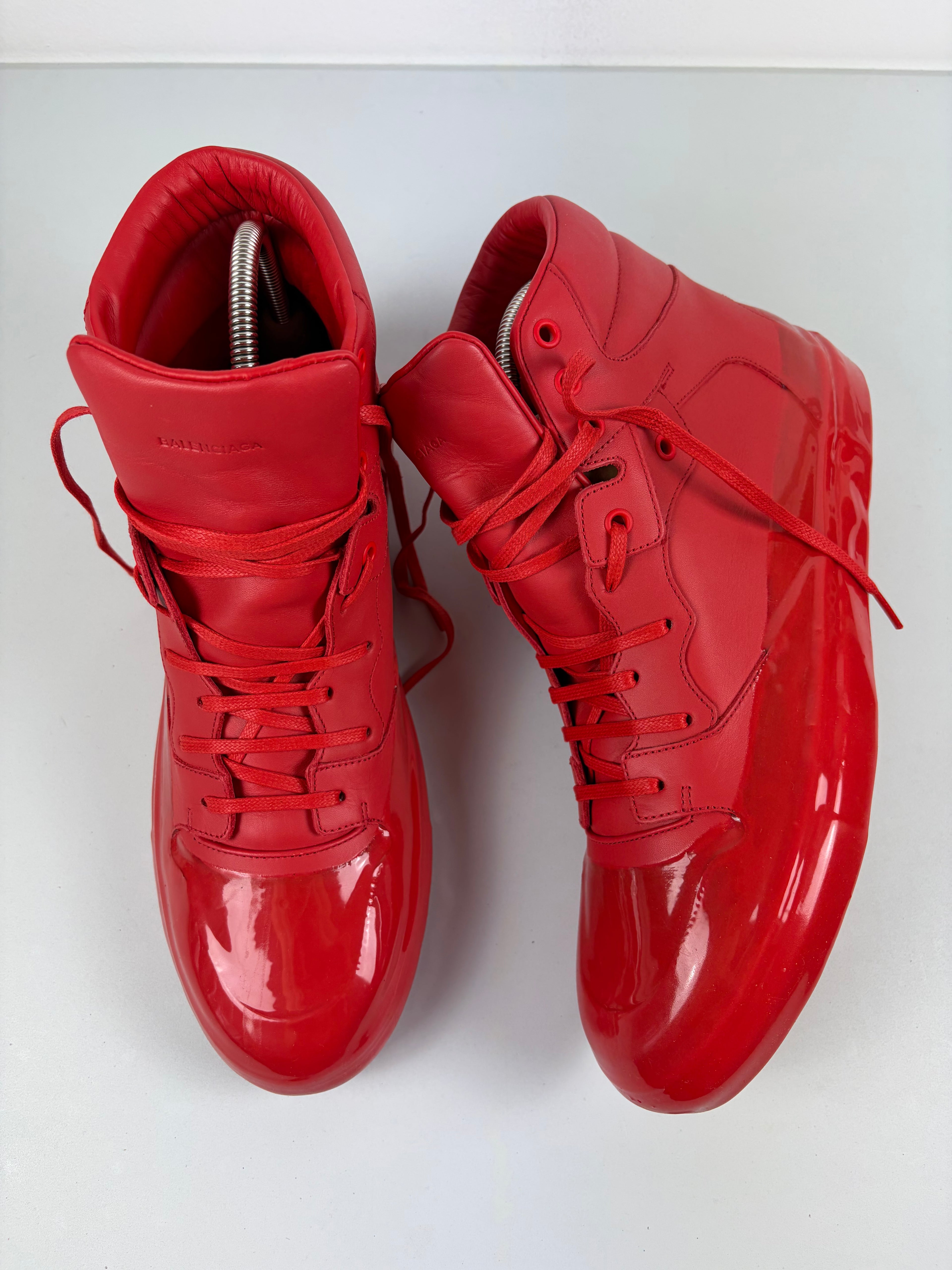 Balenciaga Multimatieries high tops - eu 45 / us12 - red