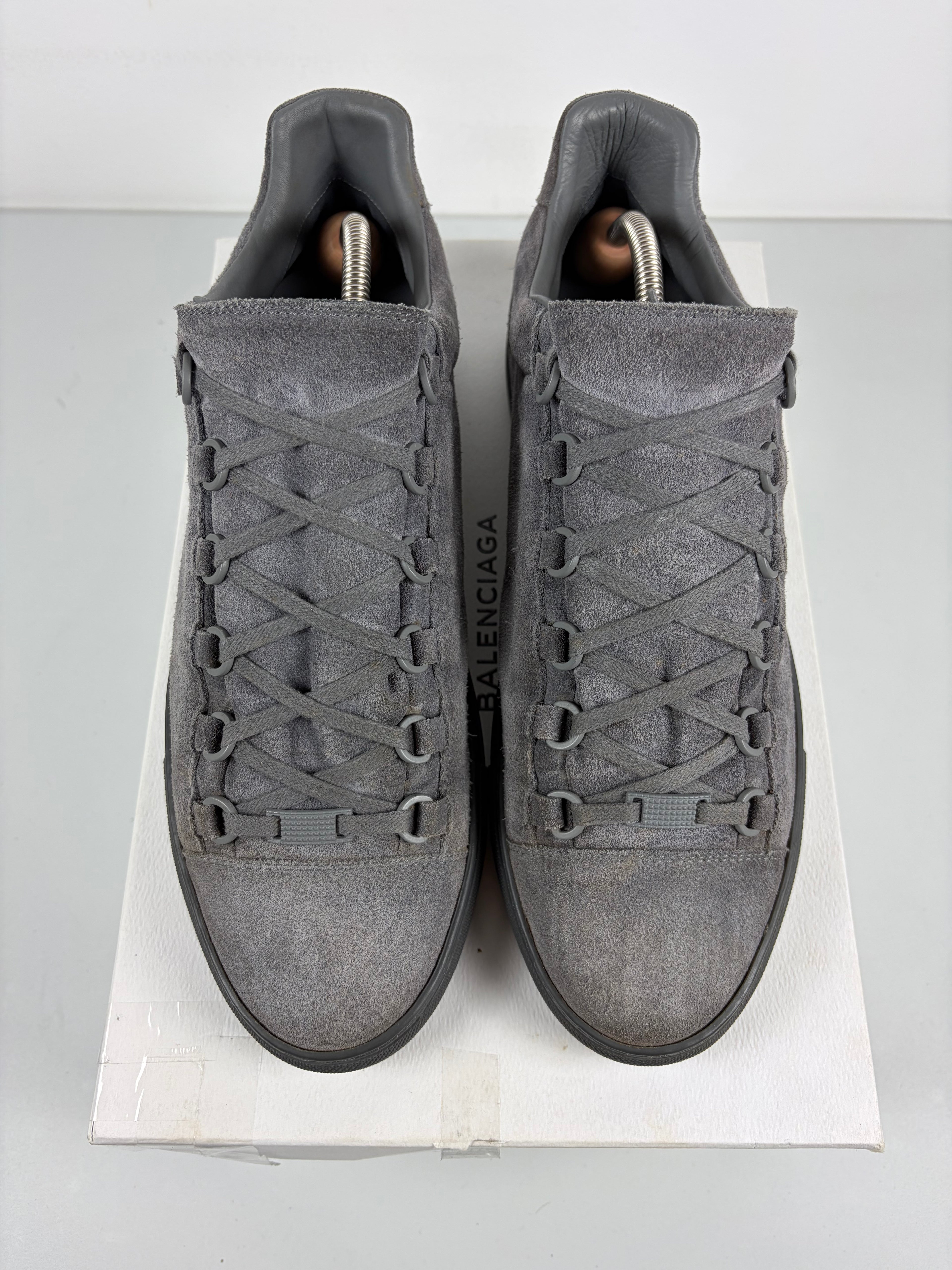 Balenciaga arena suede low - eu 43 / us 10 - grey