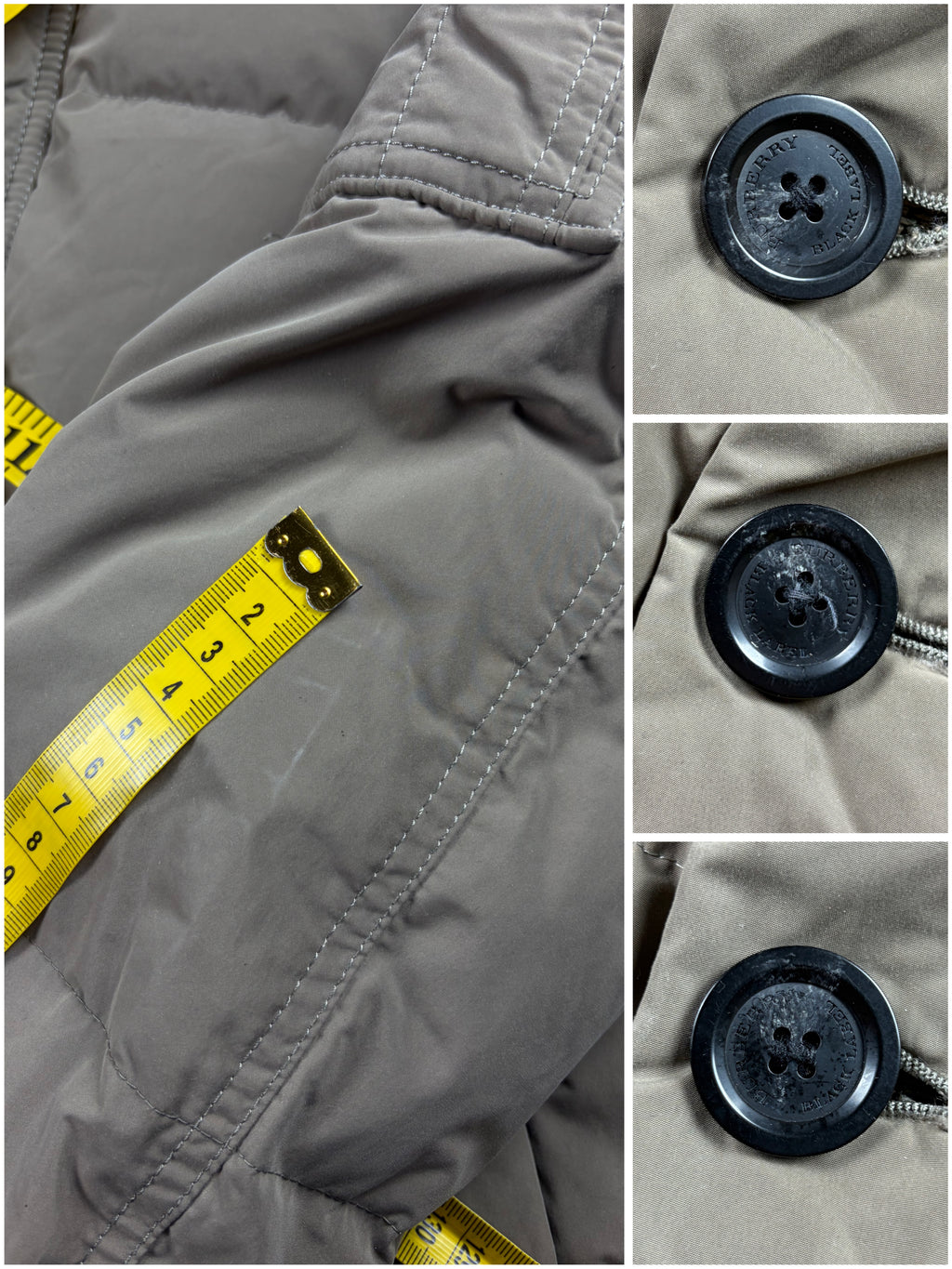 00’s BURBERRY Black Label real fur down jacket (M/L) - light brown
