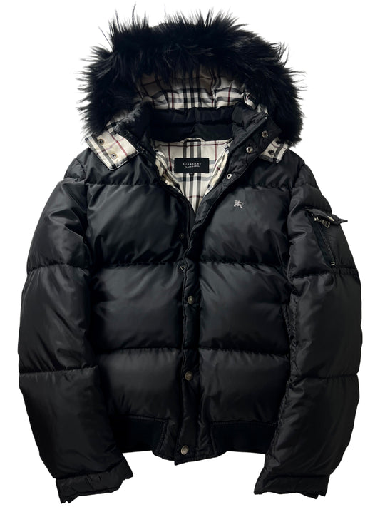 00’s BURBERRY made in Japan real down jacket (S/M) - black