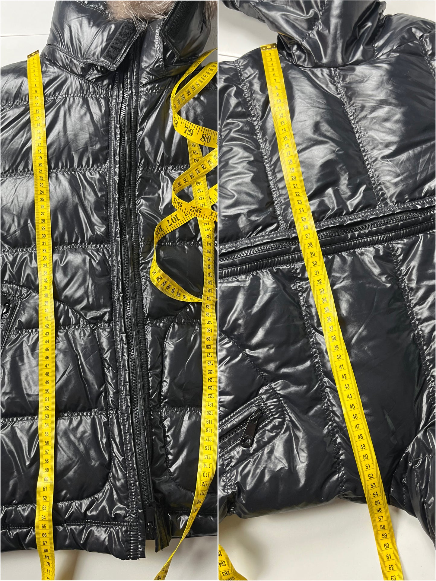 00’s BURBERRY made in Japan 2 in 1 down jacket (M/L) - black