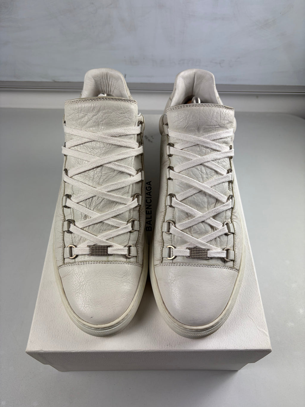 Balenciaga arena low - eu 45 / us 12 - white