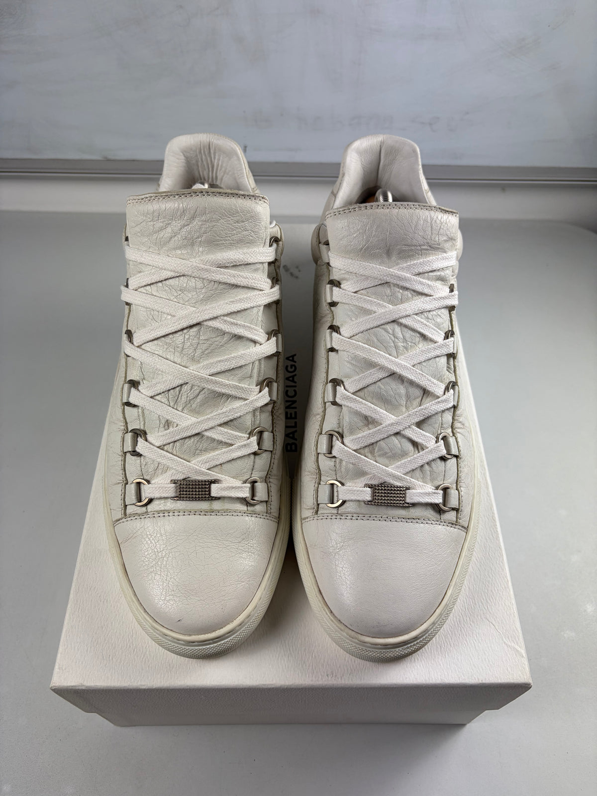 Balenciaga arena low - eu 45 / us 12 - white