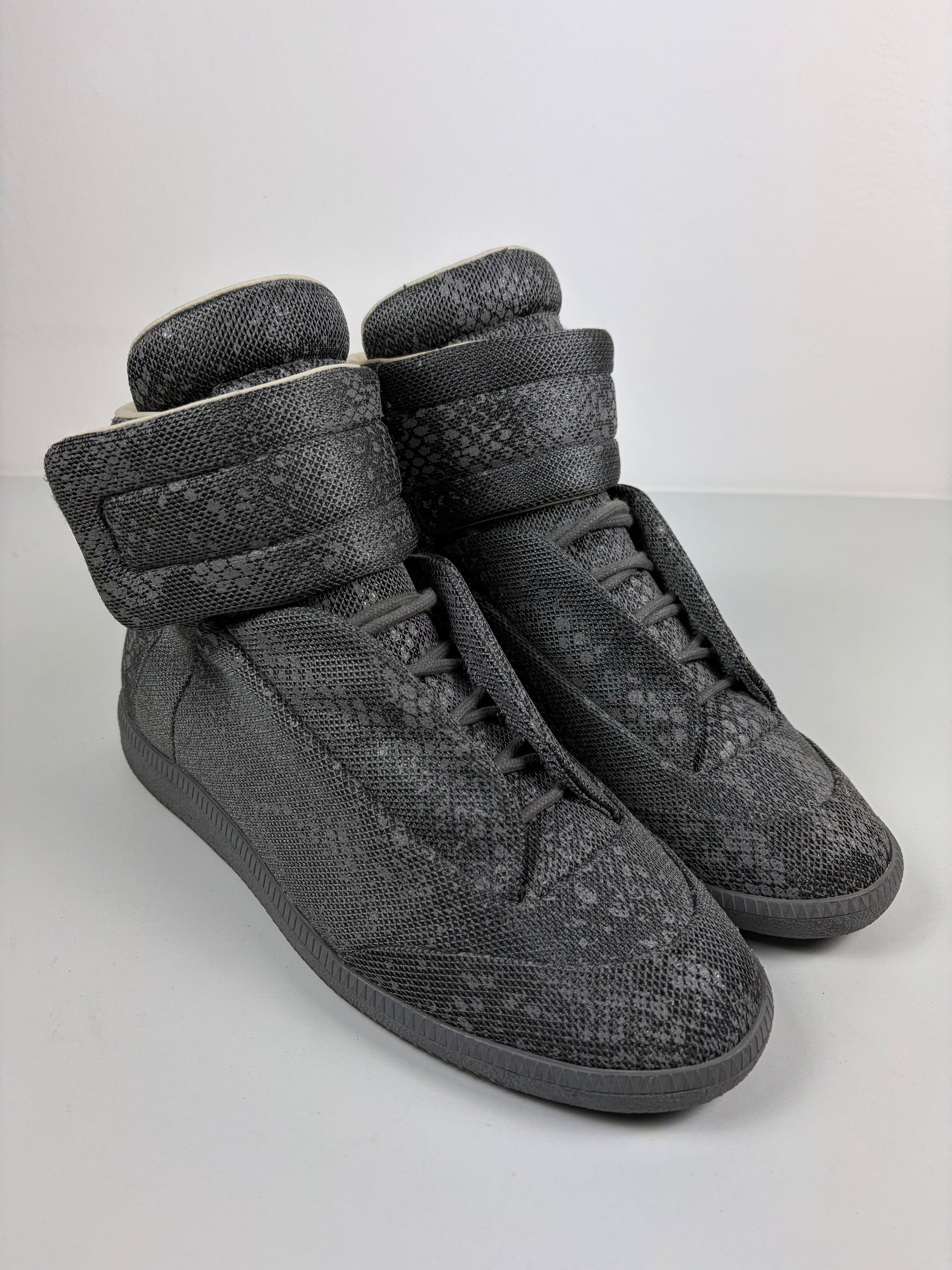 Maison Margiela Future ‘Reflective Python’ high tops - eu 42 / us 9