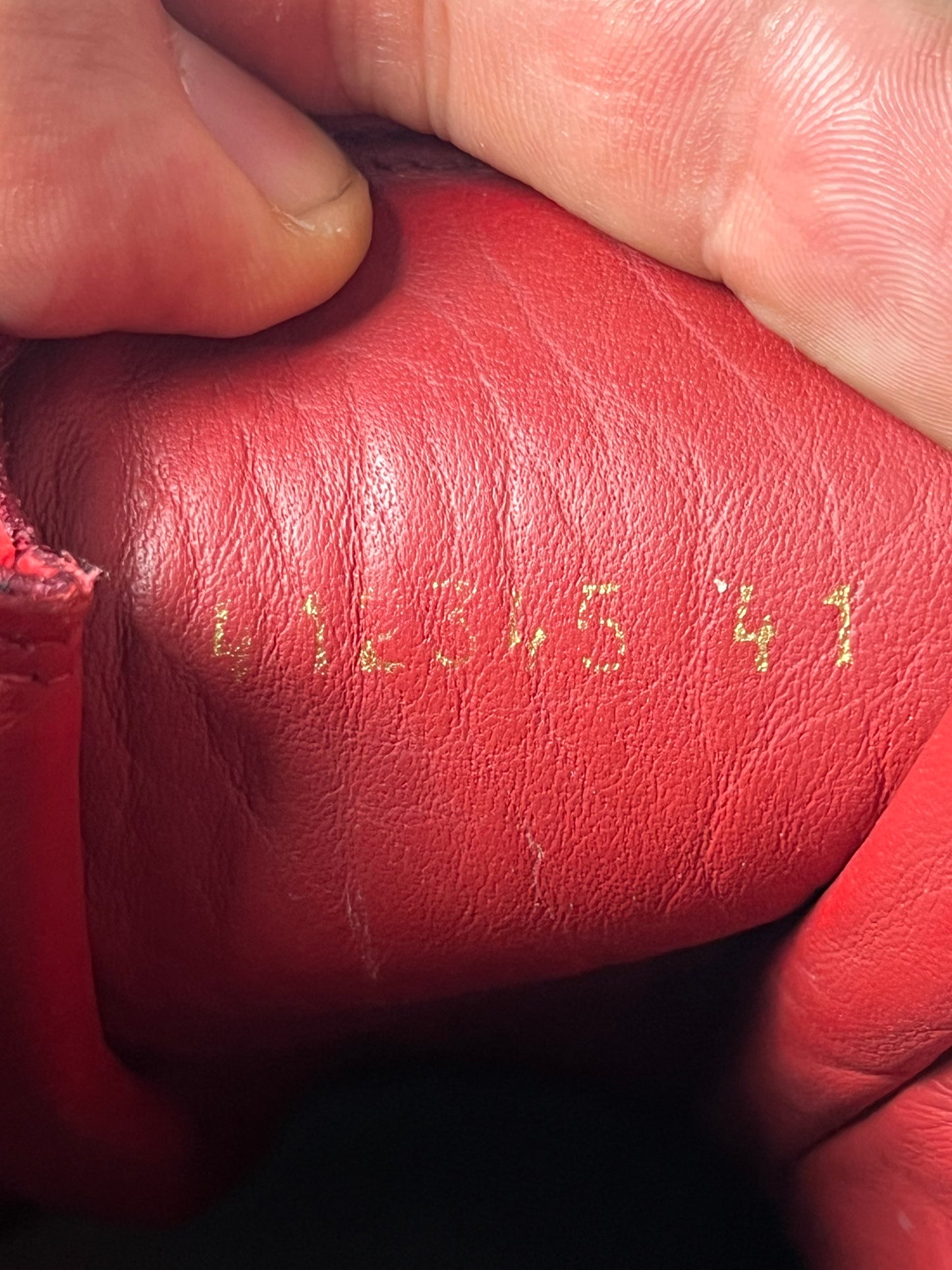 BALENCIAGA ARENA HIGH (red suede & leather)