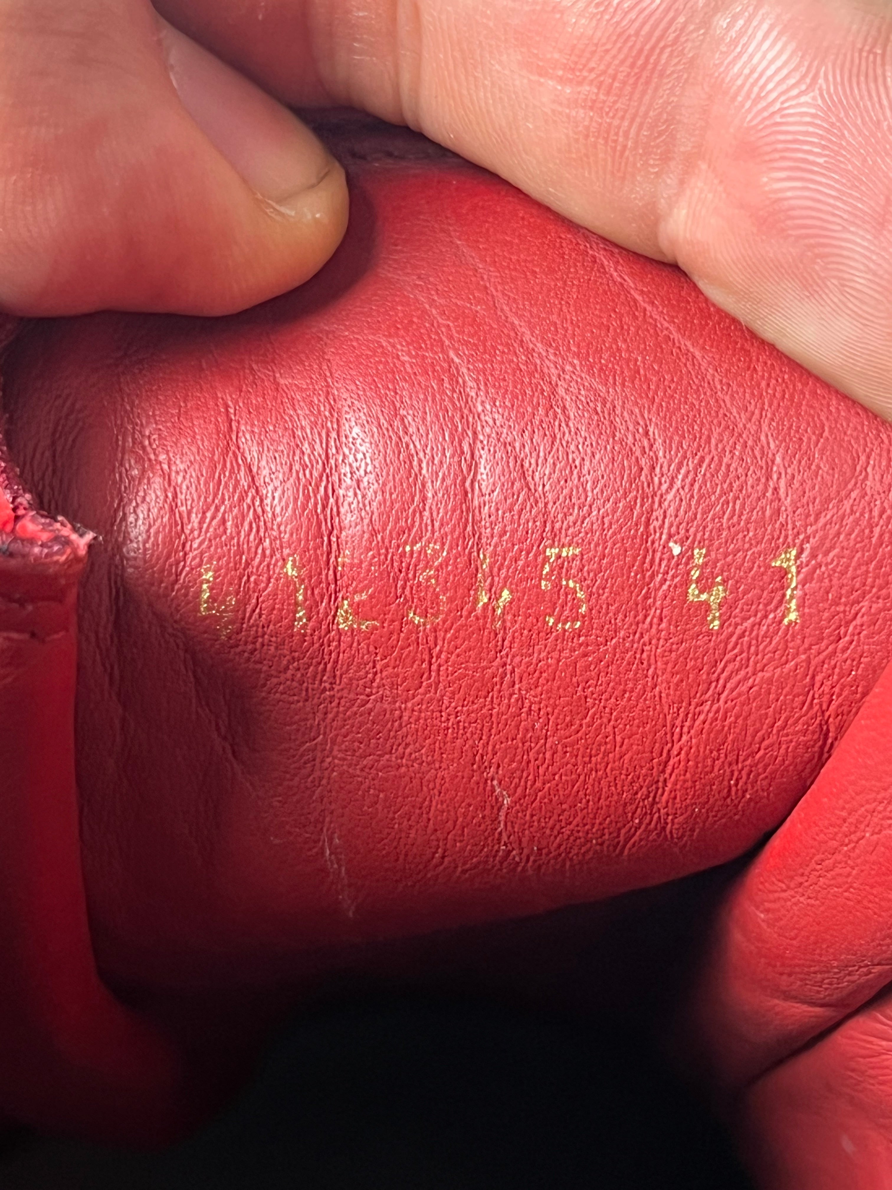 BALENCIAGA ARENA HIGH (red suede & leather)