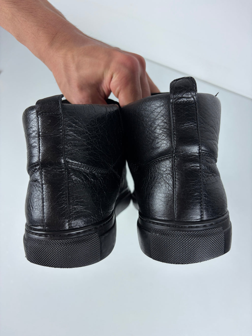Balenciaga arena high tops - eu43/us10 - black