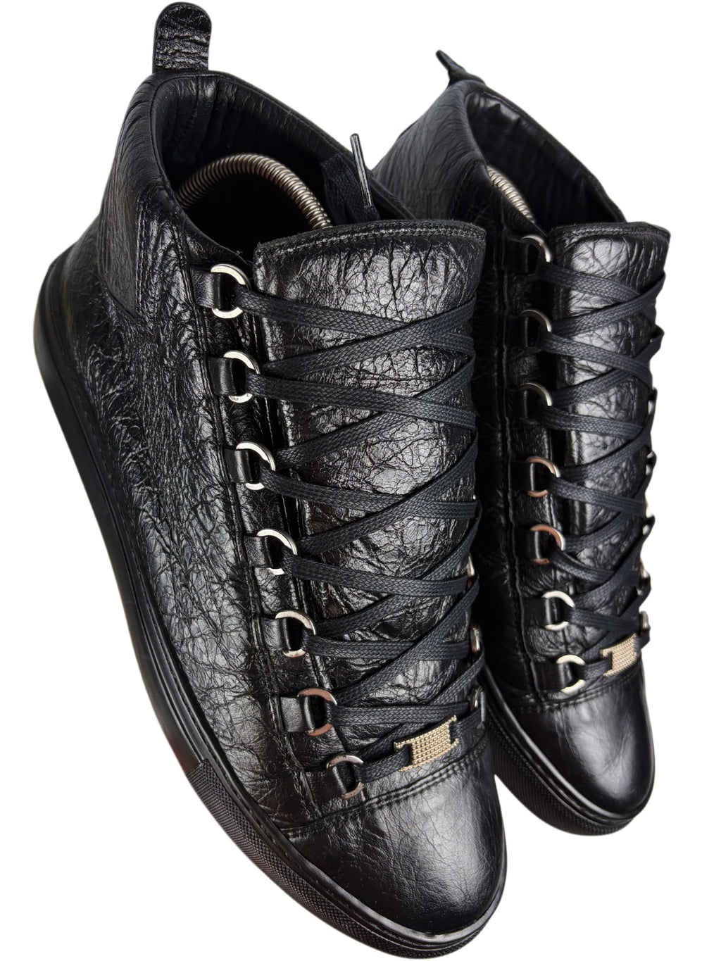 Balenciaga arena high tops - eu 41 / us 8 / uk 7 - black