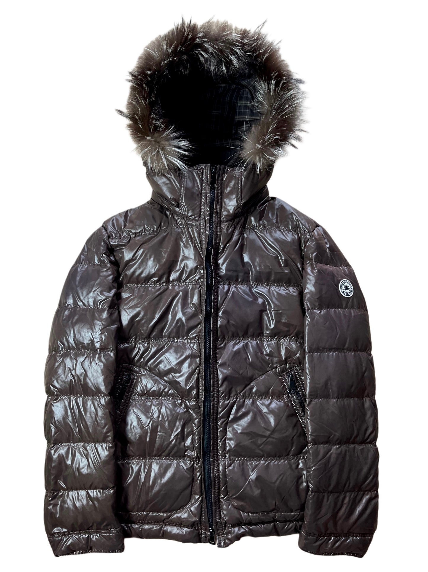 00’s BURBERRY made in Japan 2 in 1 down jacket (M/L) - brown
