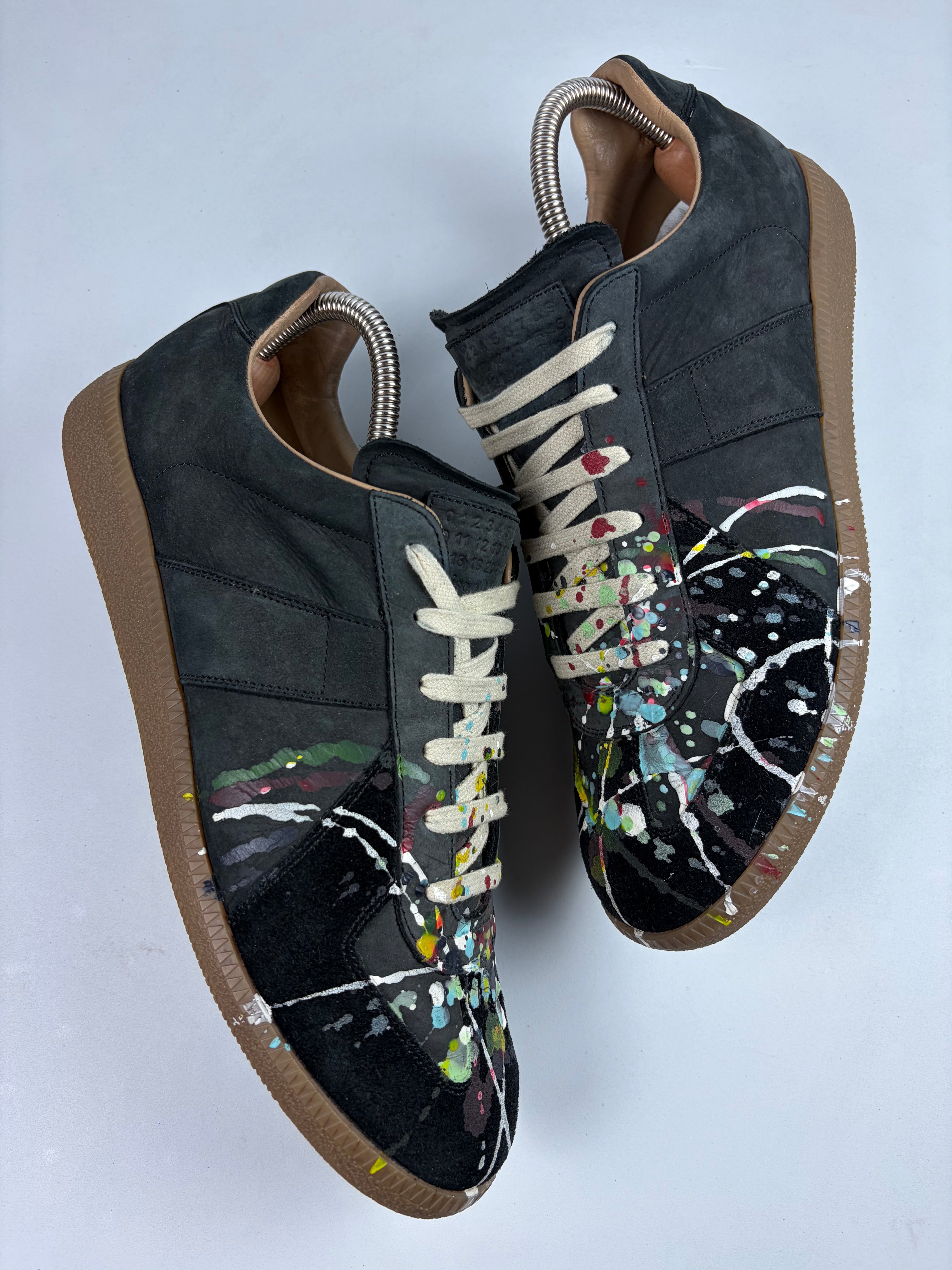 Maison Margiela Replica ‘Black Paintsplatter’ - eu 42 / us 9