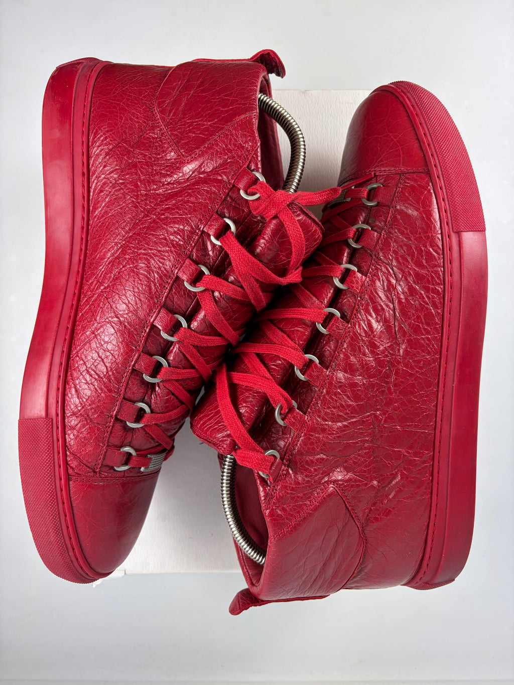 Balenciaga arena high tops - eu 46 / us 13 - red