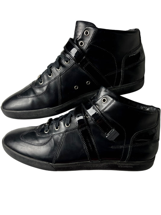 2010 Dior by Hedi Slimane high leather gat sneakers - EU 44 - black