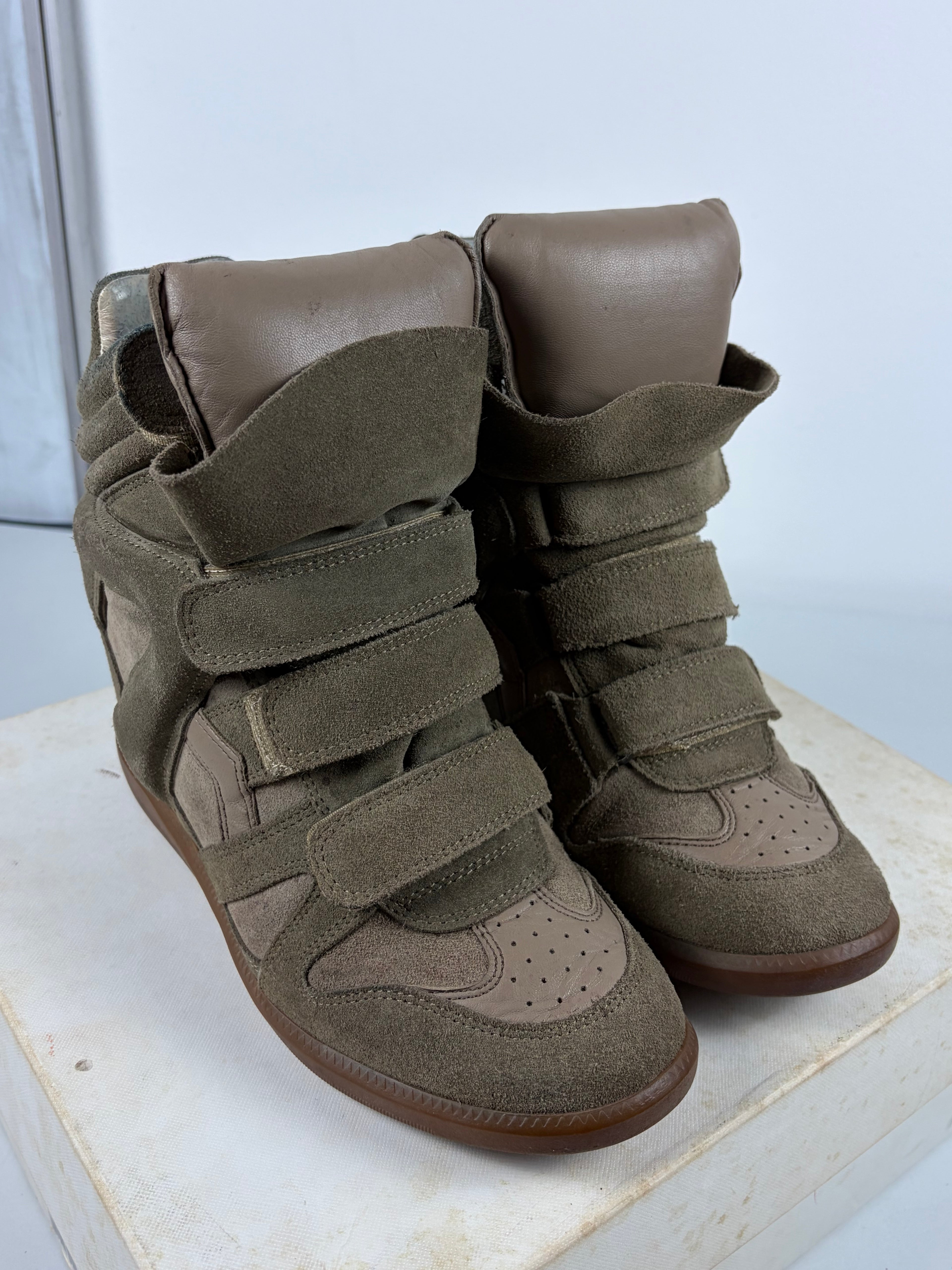 ISABEL MARANT Bekett wedge sneakers - eu 39