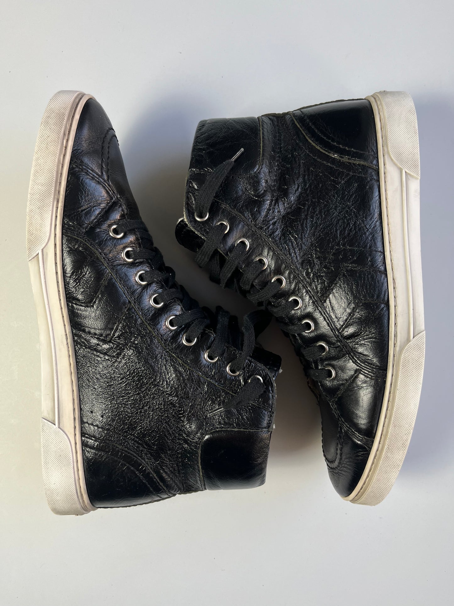 2017 Saint Laurent "Bad Lieutenant" high tops - eu 42 - black