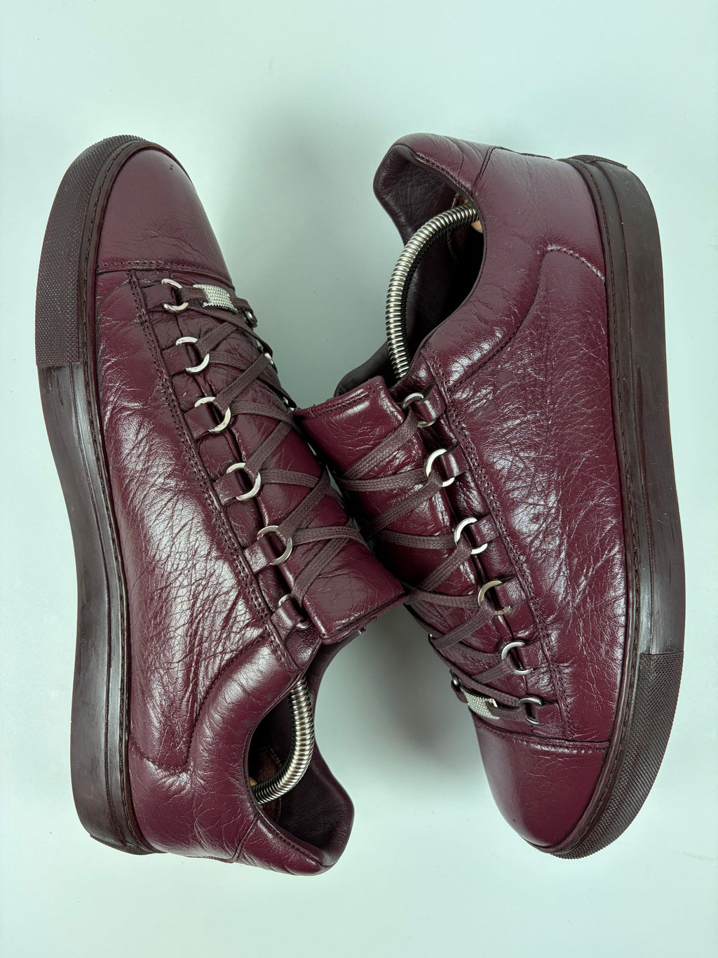 Balenciaga arena low - eu44/us11 - burgundy