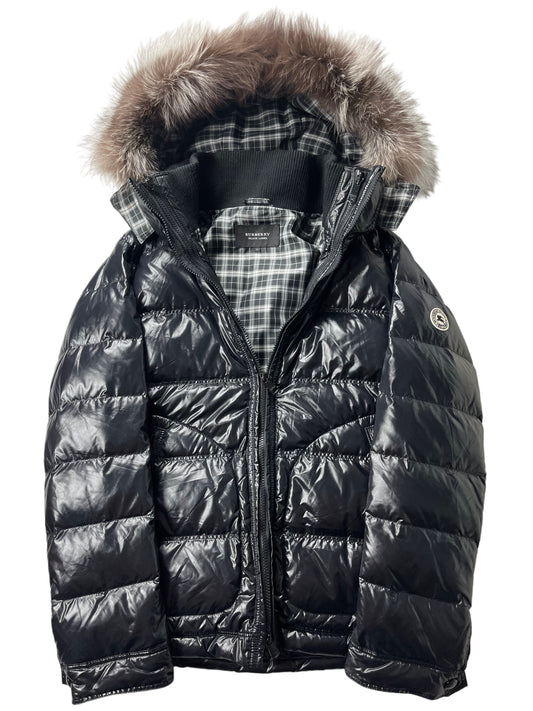 00’s BURBERRY made in Japan 2 in 1 down jacket (M/L) - black