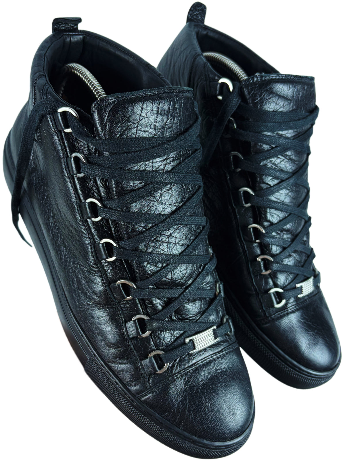Balenciaga arena high tops - eu 43 / us 10 - black