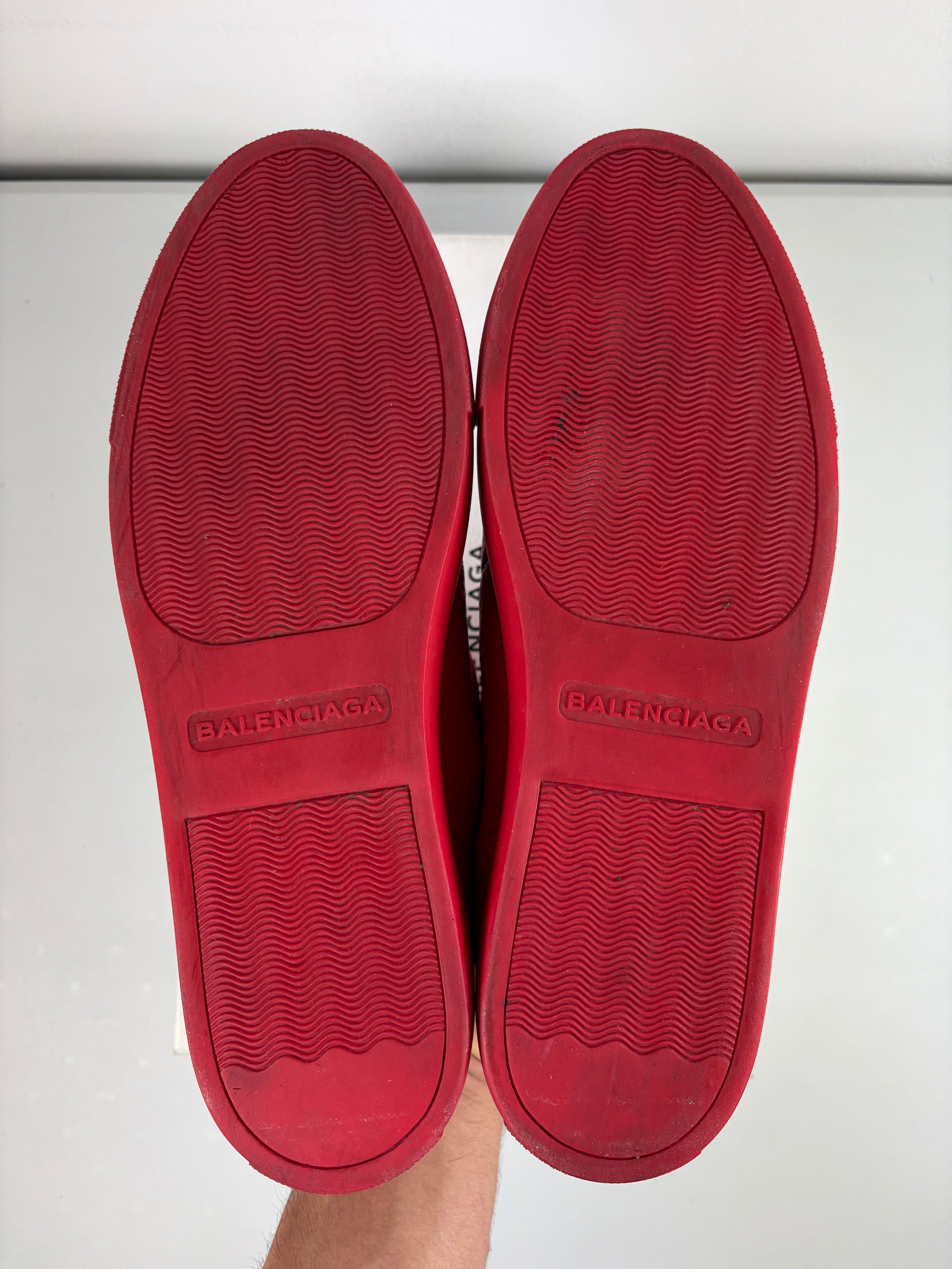 Balenciaga arena low - eu 43 / us 10 - red