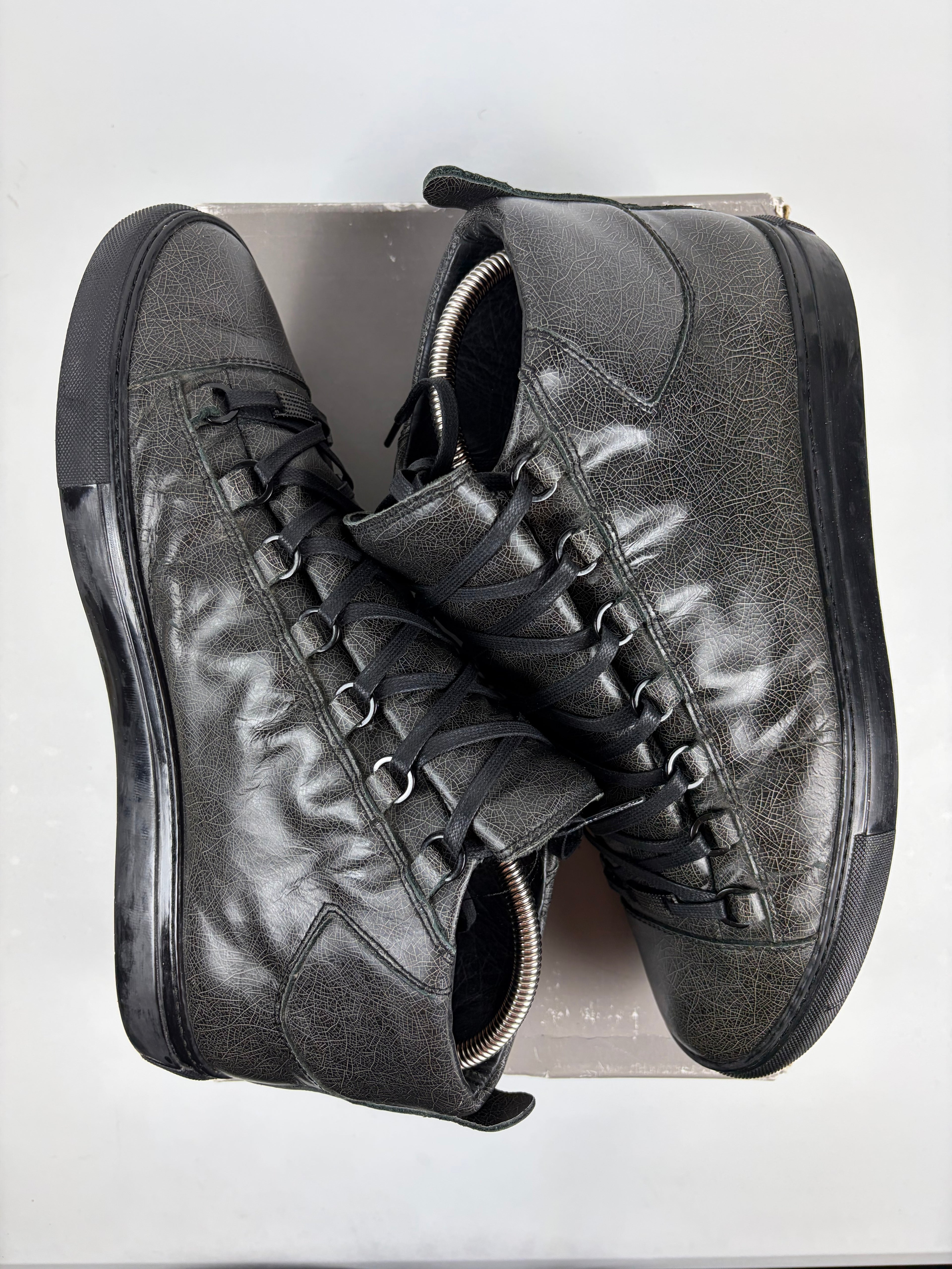 Balenciaga arena high tops - eu 44 / us 11 - brown