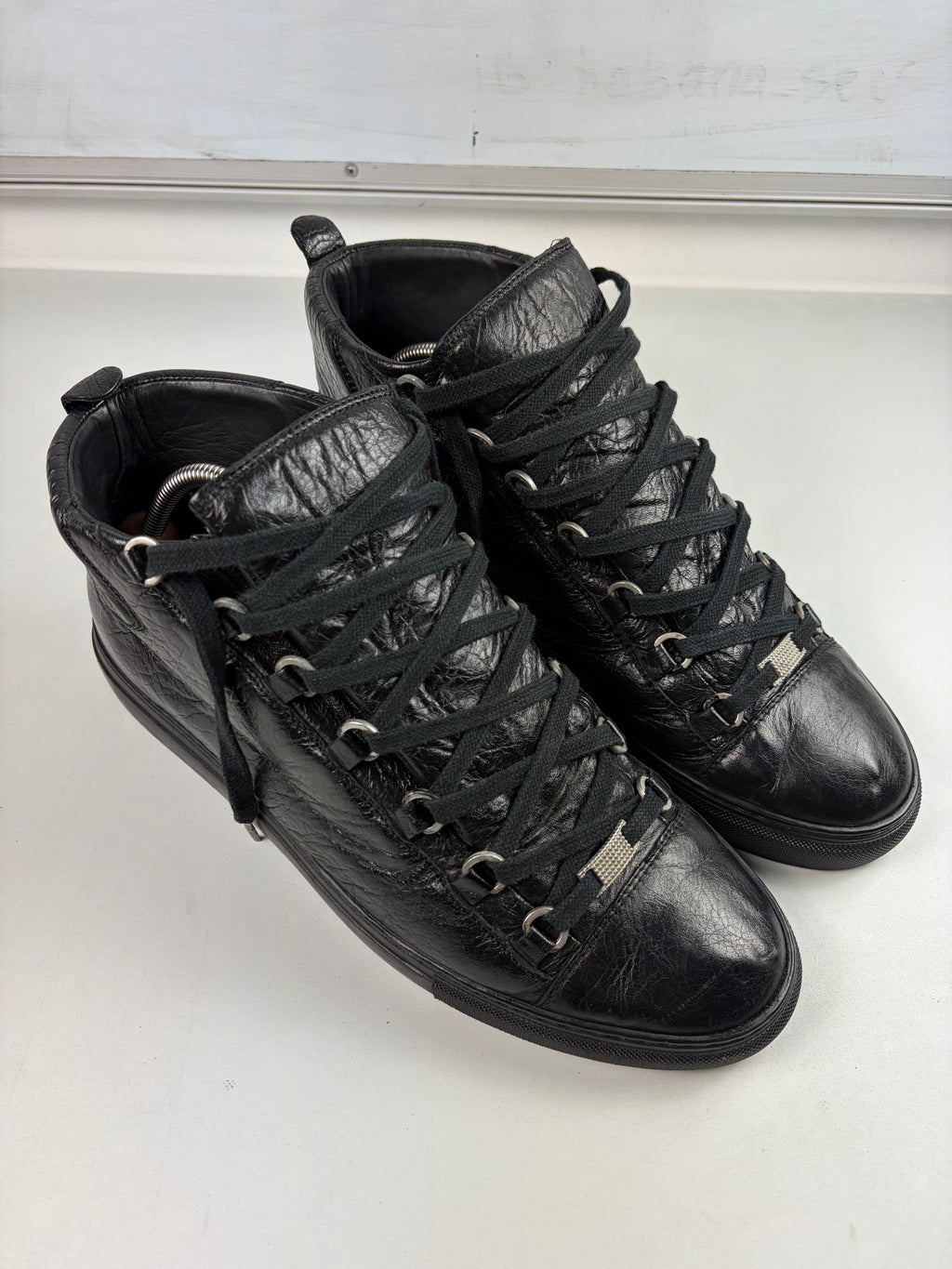 Balenciaga arena high tops - eu 44 / us 11 - black