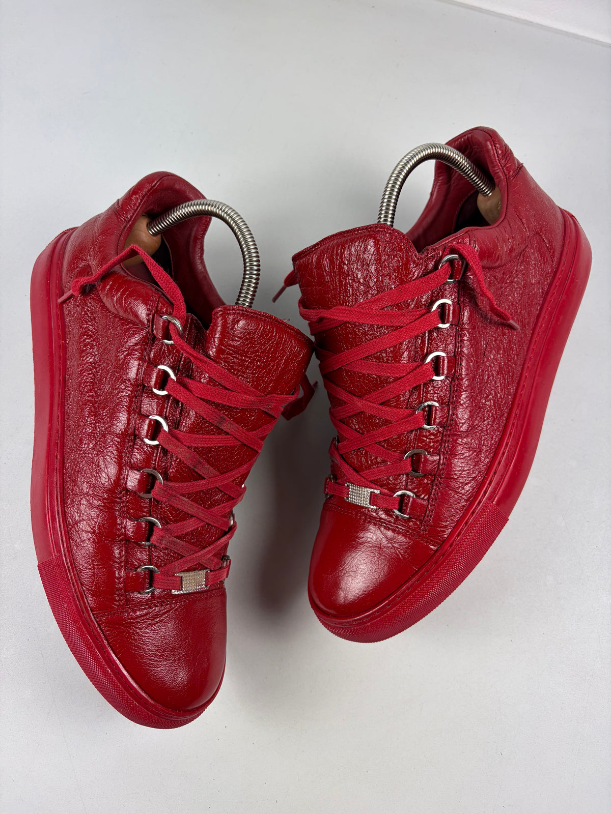 Balenciaga arena low - eu 42 / us 9 / uk 8 - red