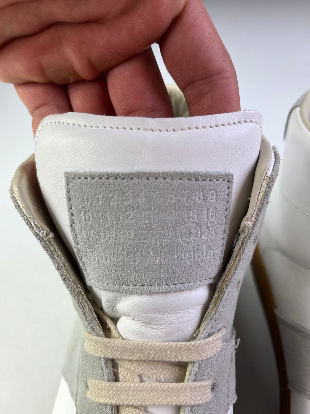 Maison Margiela high top gats - Eu 45 - white