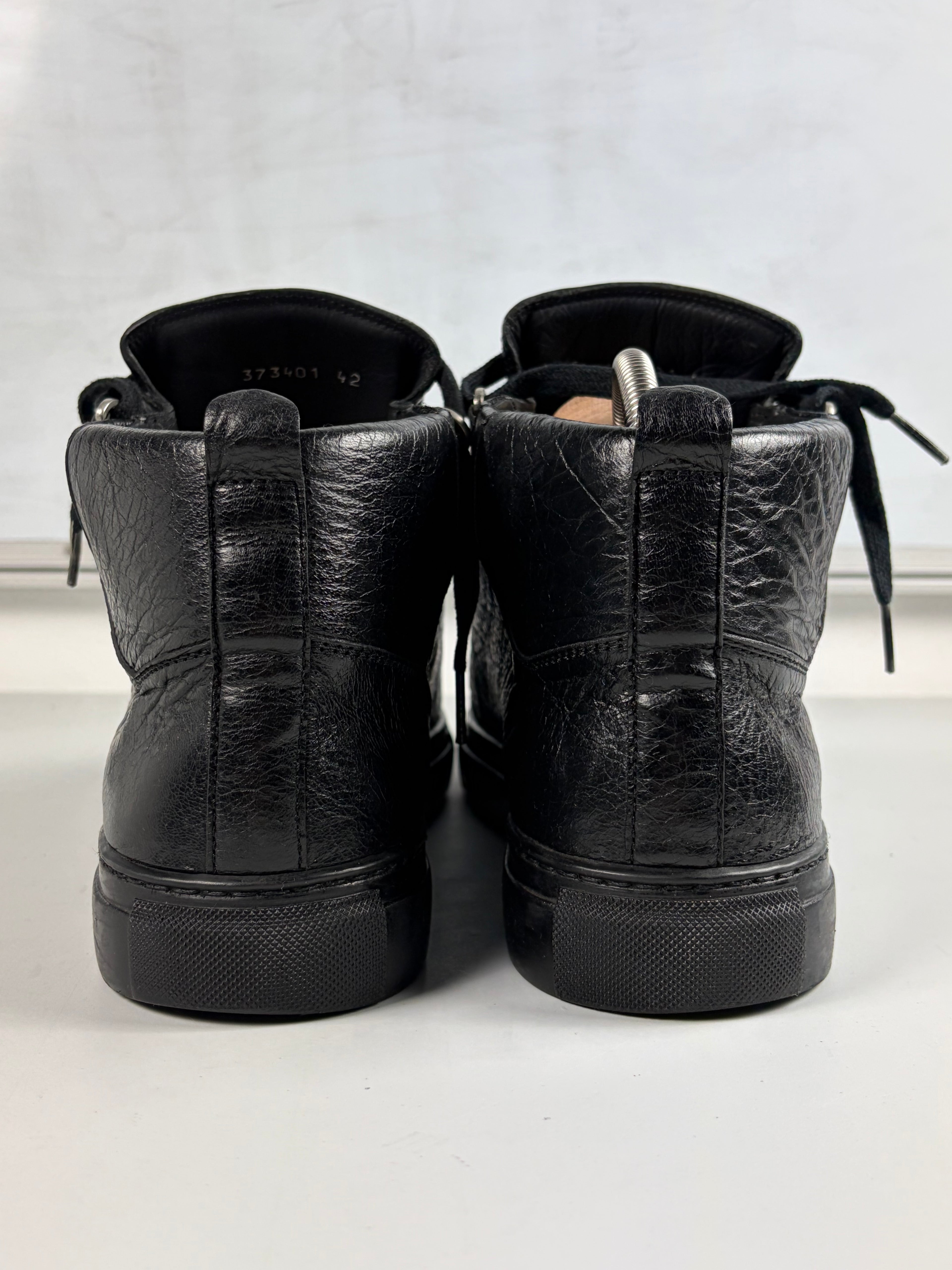 Balenciaga arena high tops - eu 42 / us 9 - black