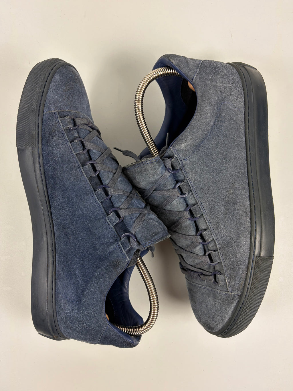 Balenciaga arena suede low - eu 42 / us 9 - blue