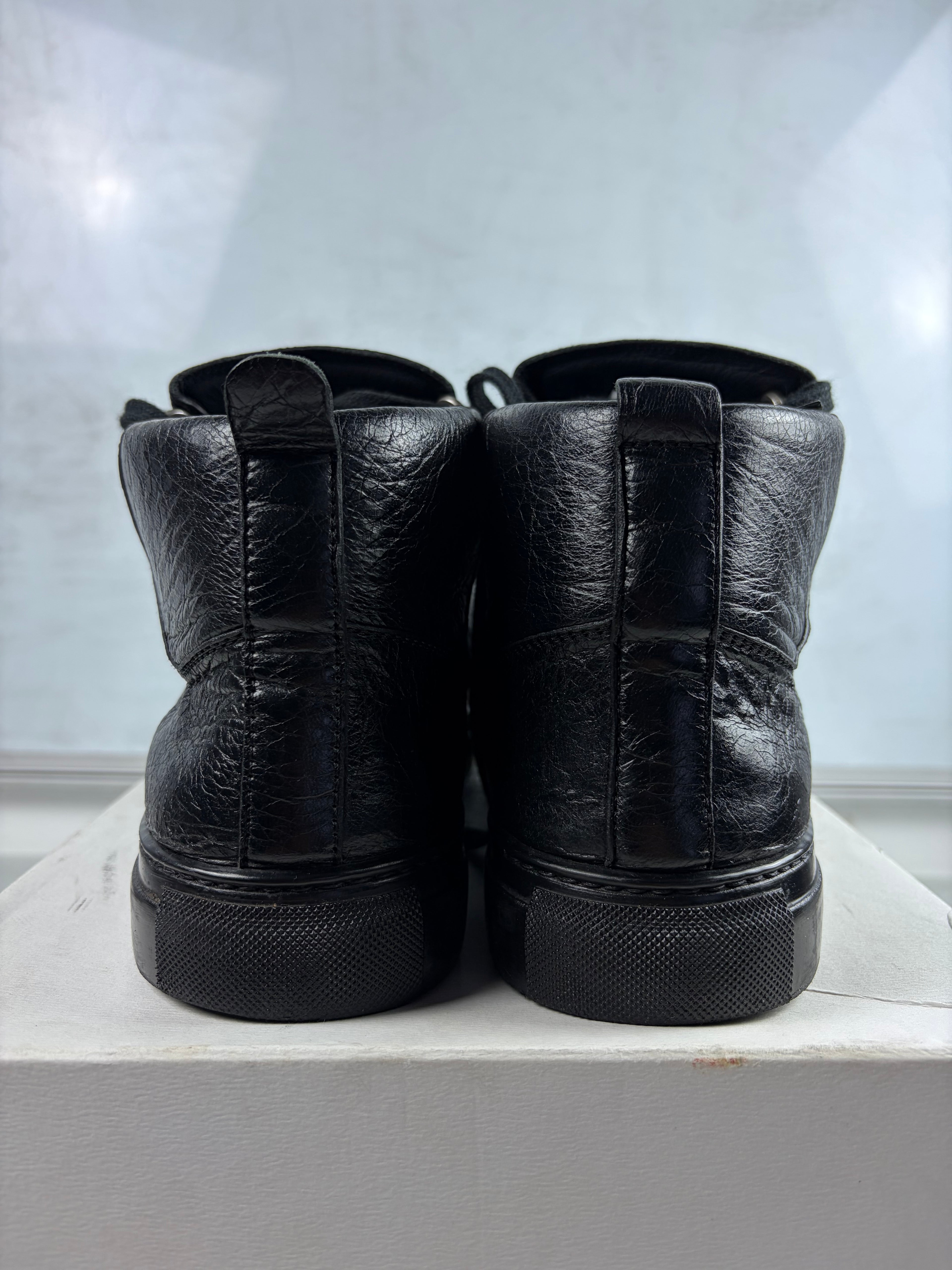 Balenciaga arena high tops - eu 42 / us 9 - black