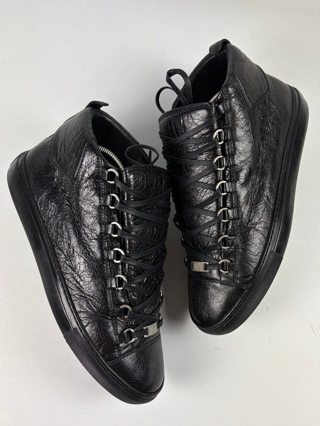 Balenciaga arena high tops - eu 43 / us 10 / uk 9 - black