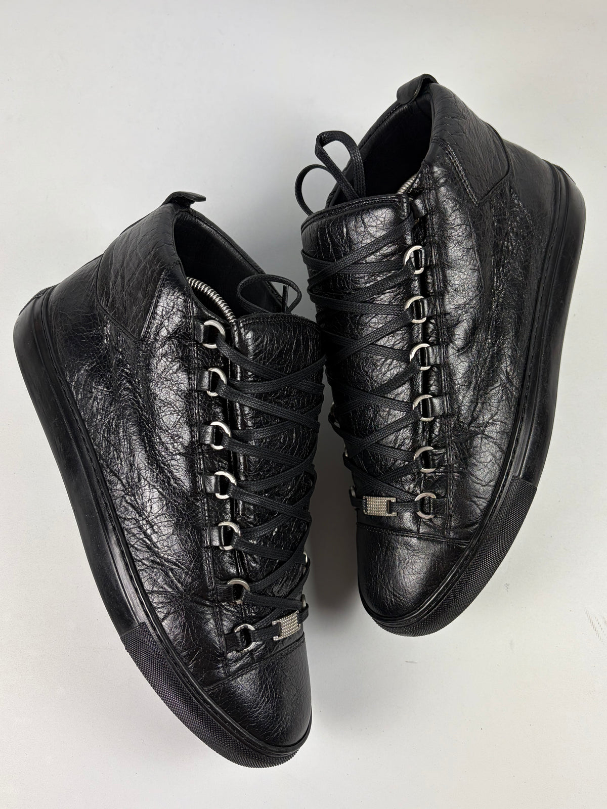 Balenciaga arena high tops - eu 43 / us 10 / uk 9 - black