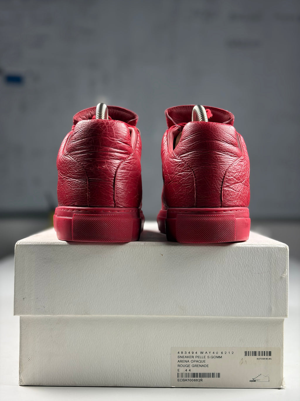 Balenciaga arena low - eu 44 / us 11 / uk 10 - red