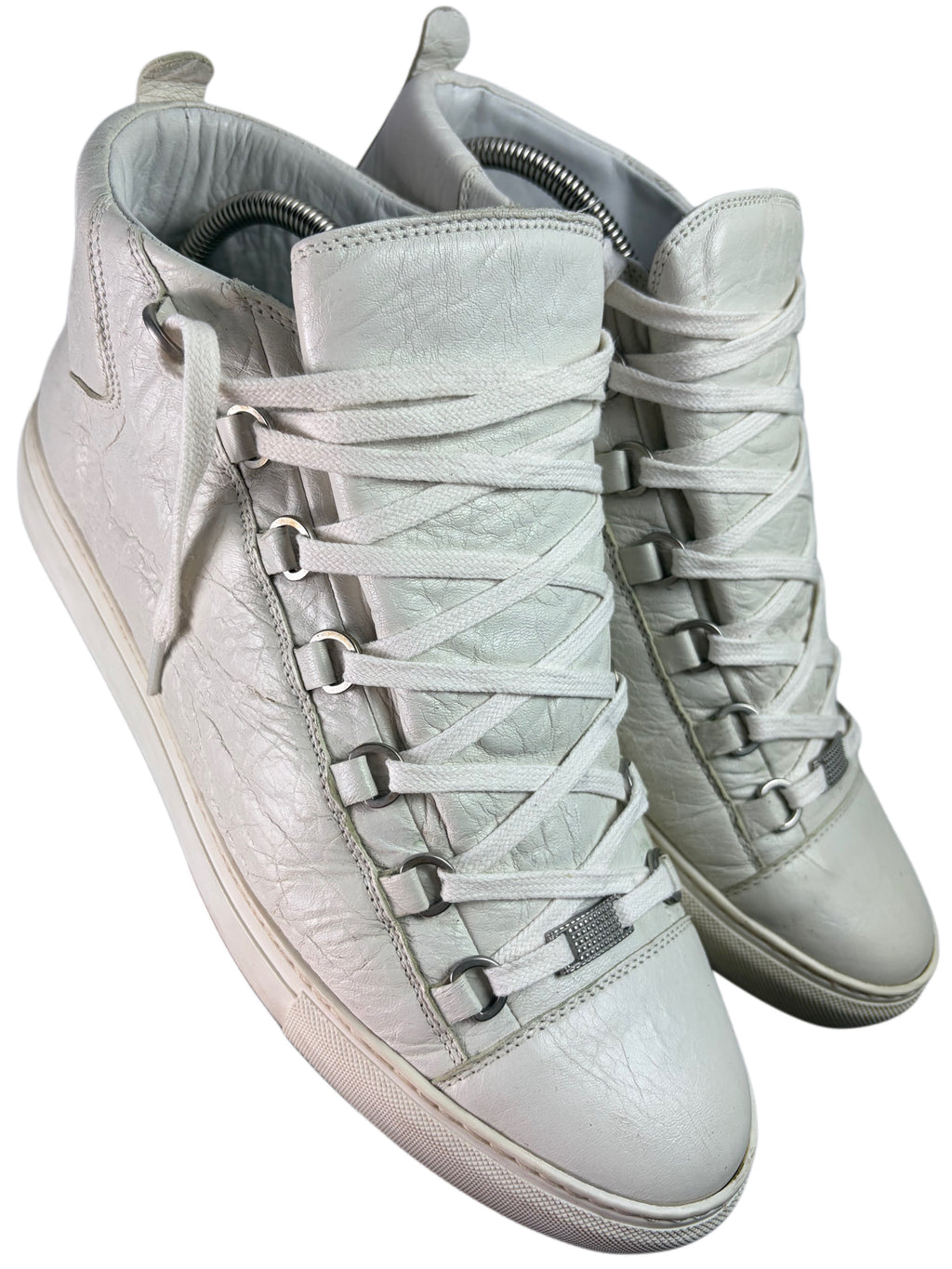 Balenciaga arena high tops - eu 43 / us 10 / uk 9.5 - white