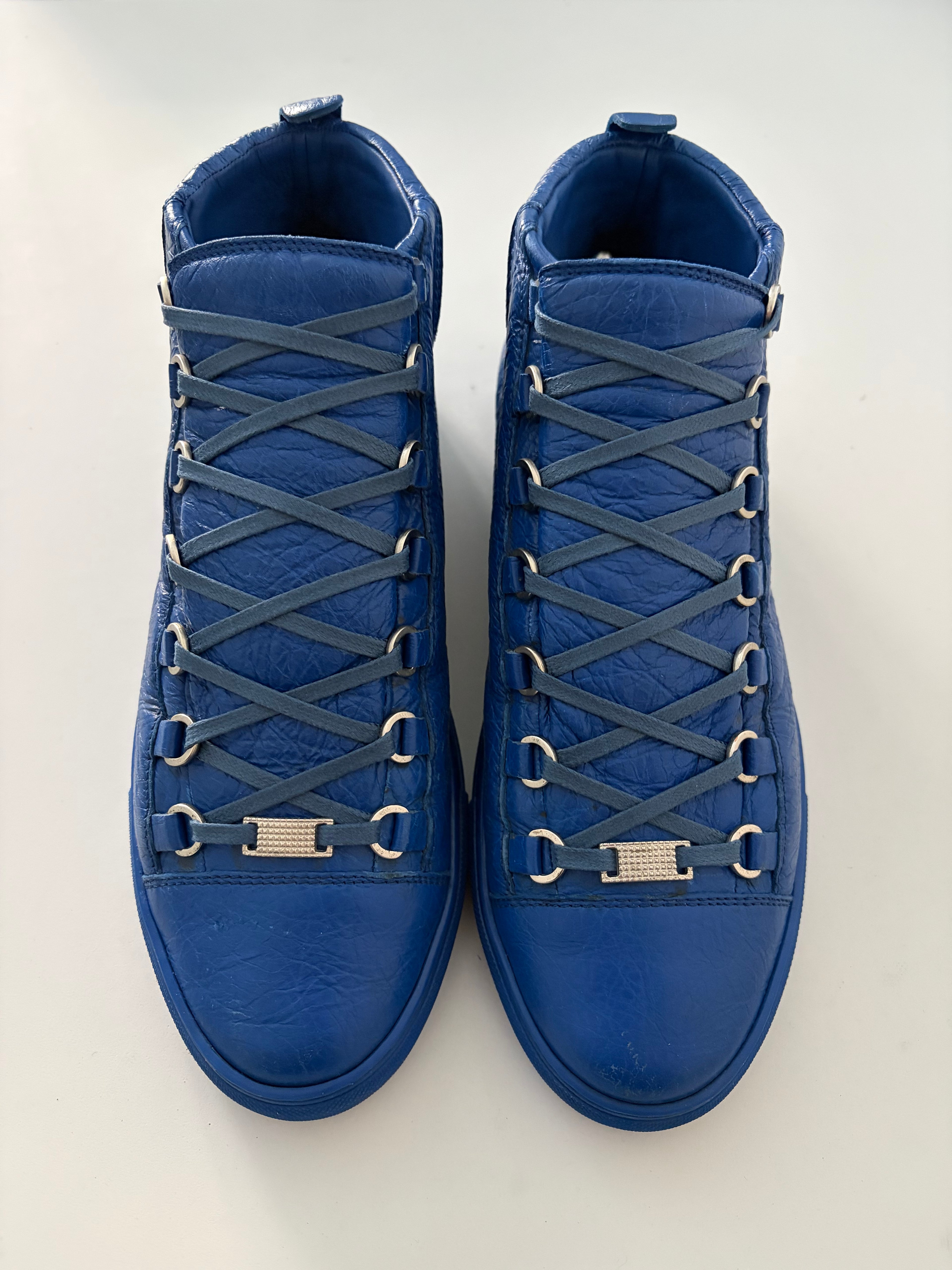 Balenciaga arena high tops - eu 42 - blue