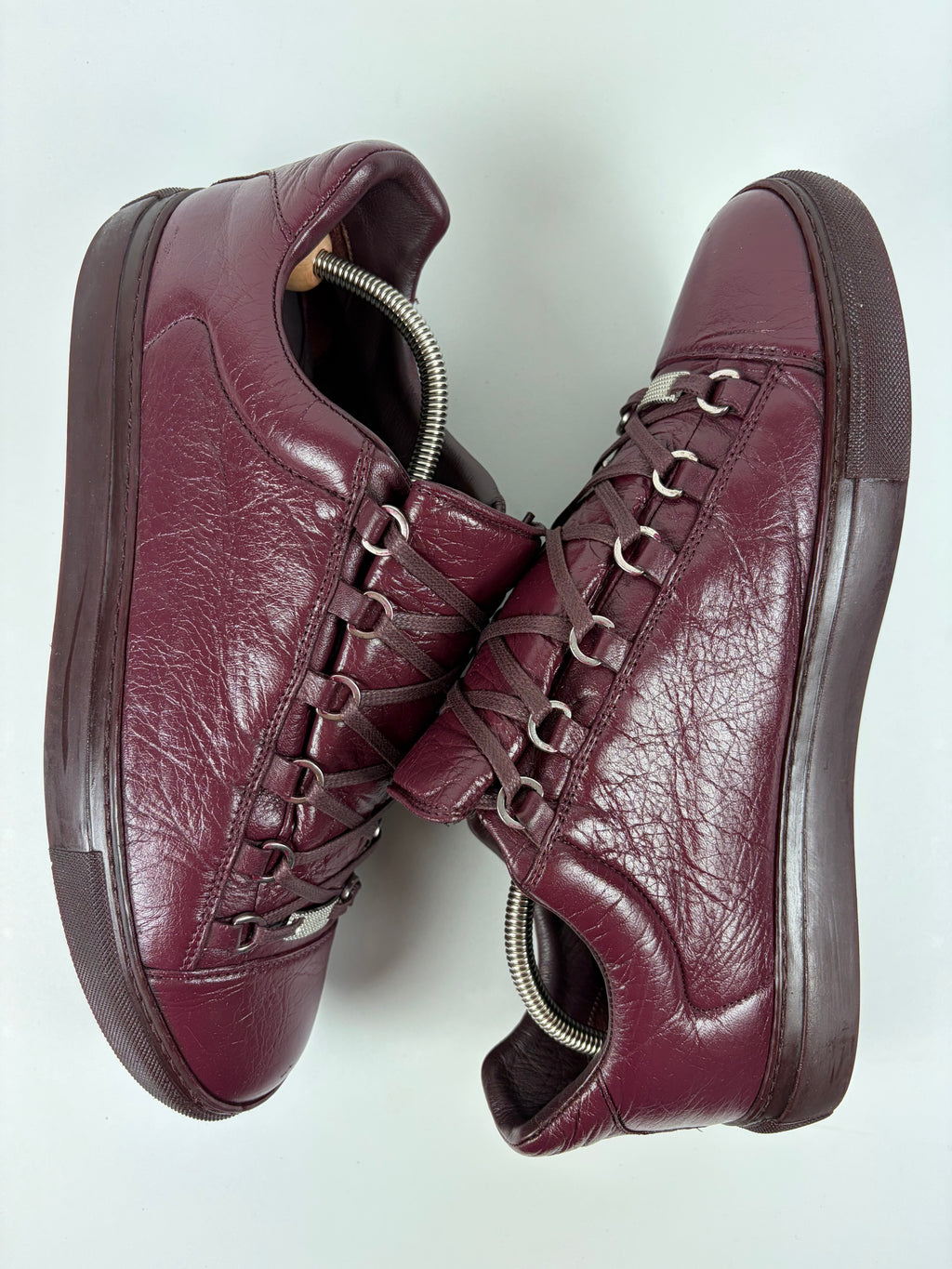Balenciaga arena low - eu44/us11 - burgundy