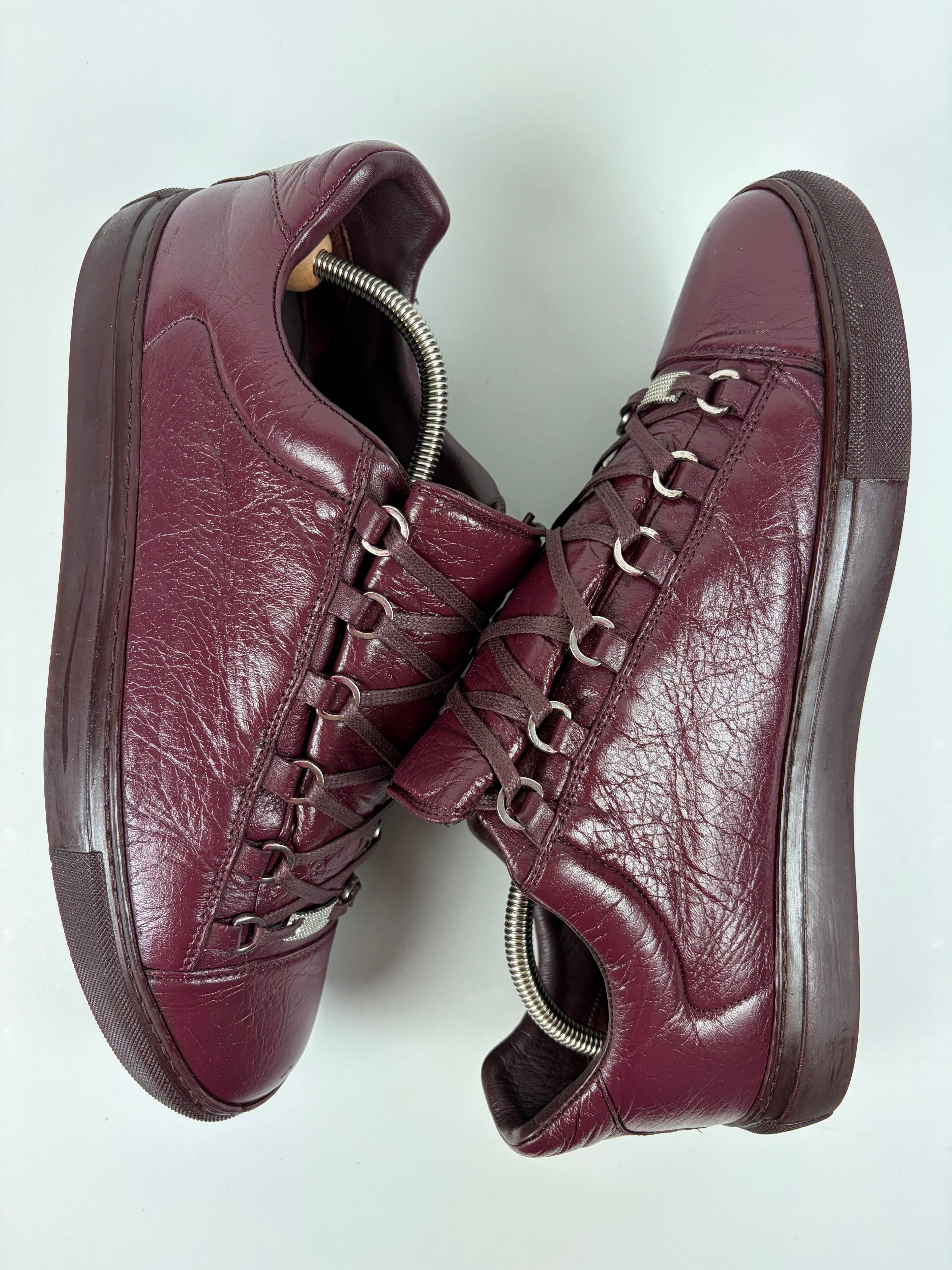Balenciaga arena low - eu44/us11 - burgundy