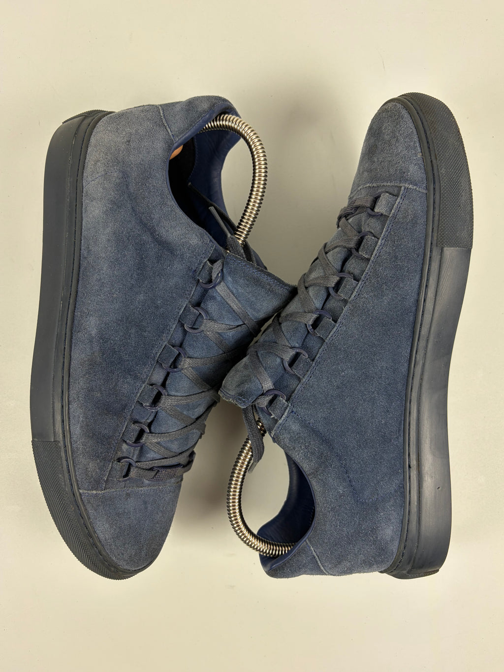Balenciaga arena suede low - eu 42 / us 9 - blue