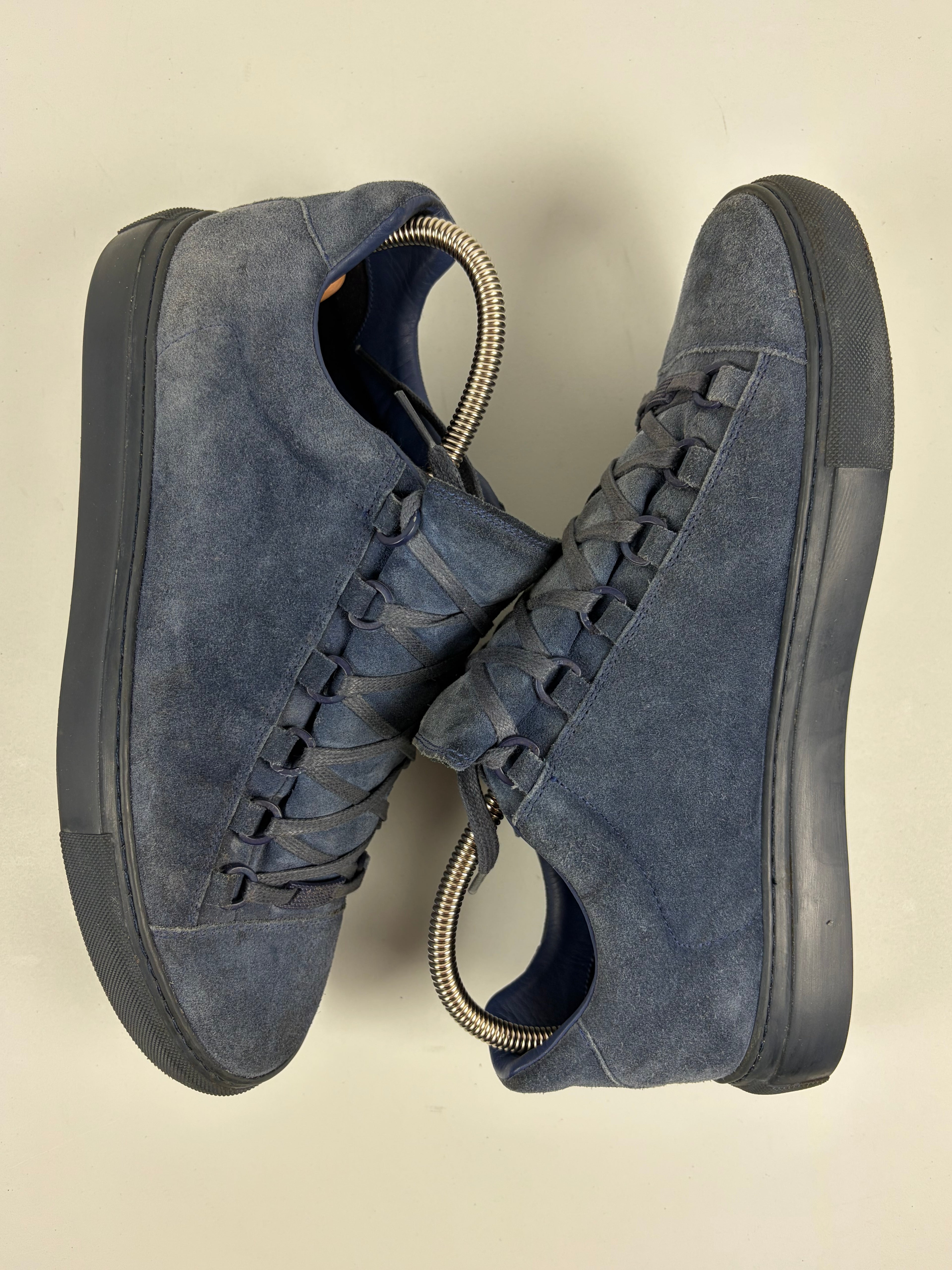 Balenciaga arena suede low - eu 42 / us 9 - blue