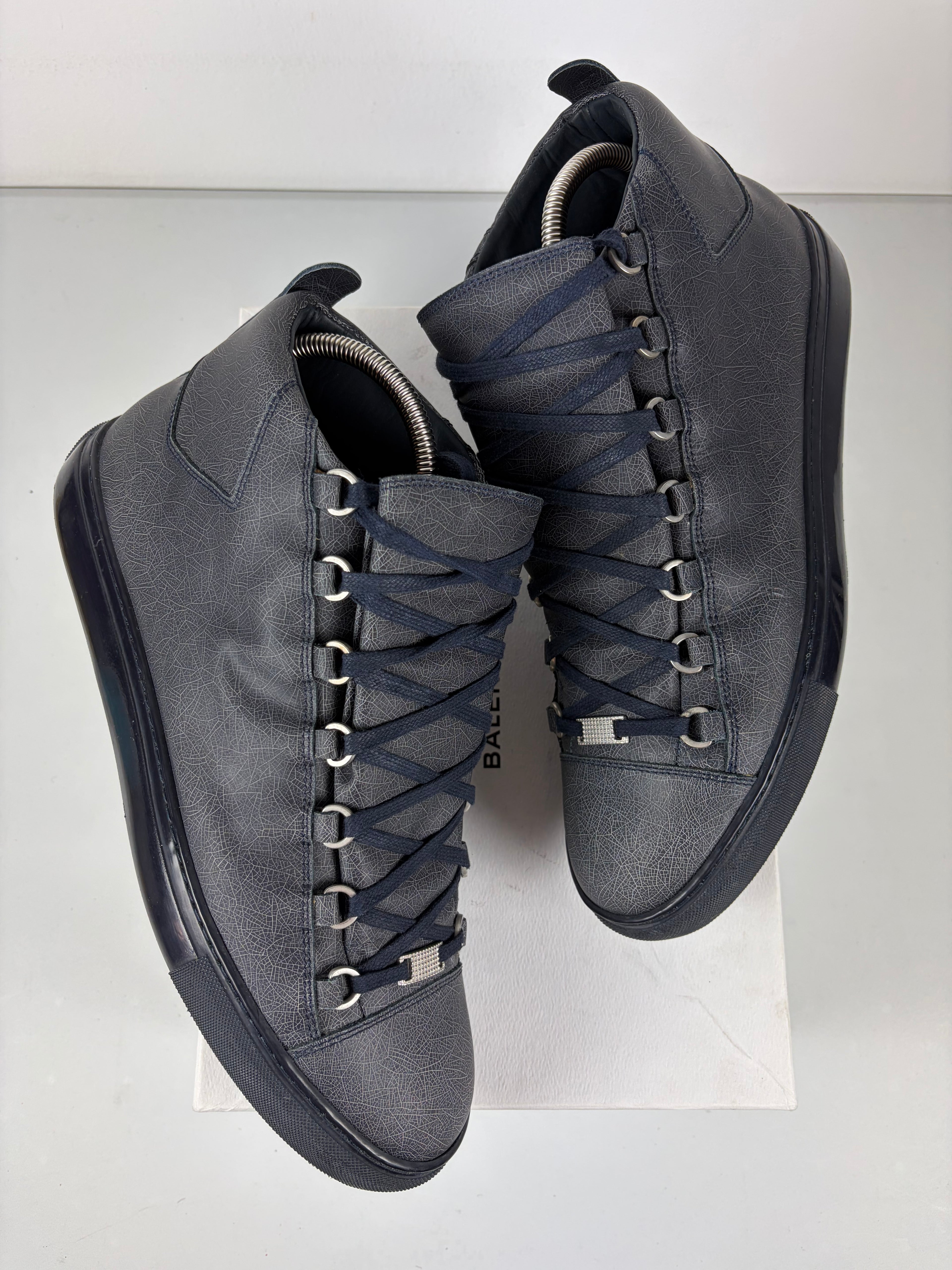 Balenciaga arena high tops - eu 45 - dark navy